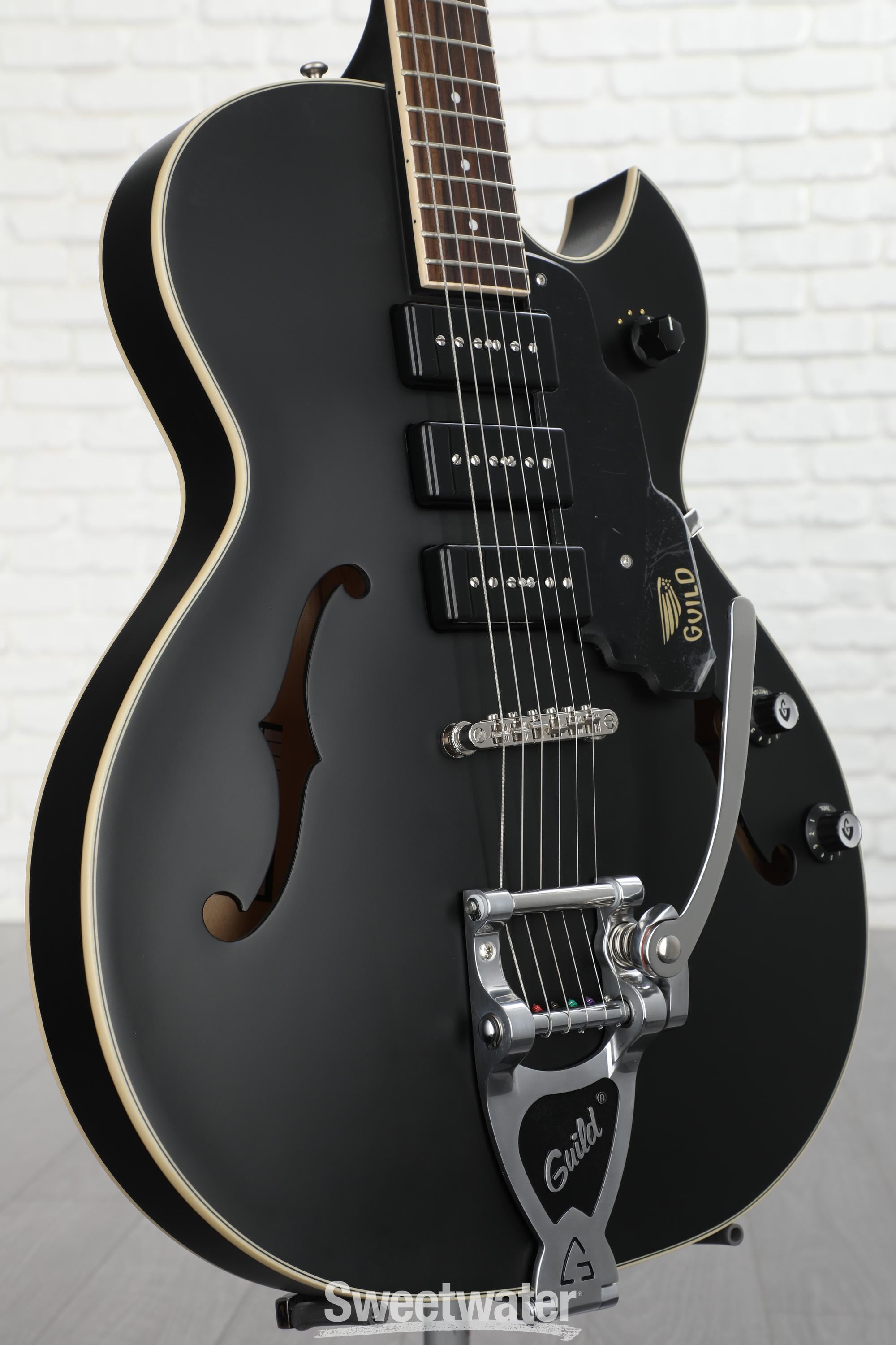 Guild Starfire I Jet 90 Electric Guitar - Satin Black