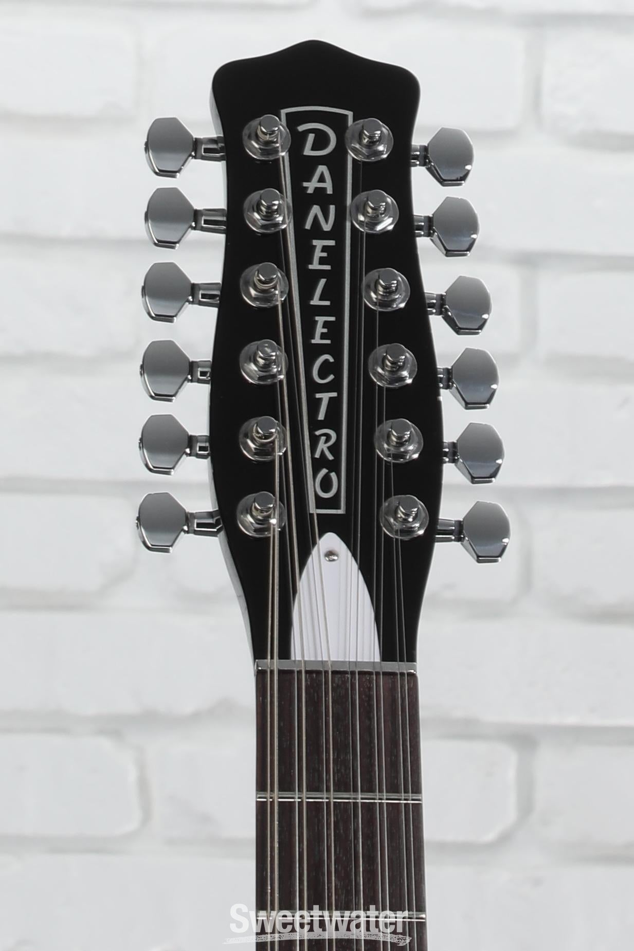Danelectro Vintage 12 String Electric Guitar - Black