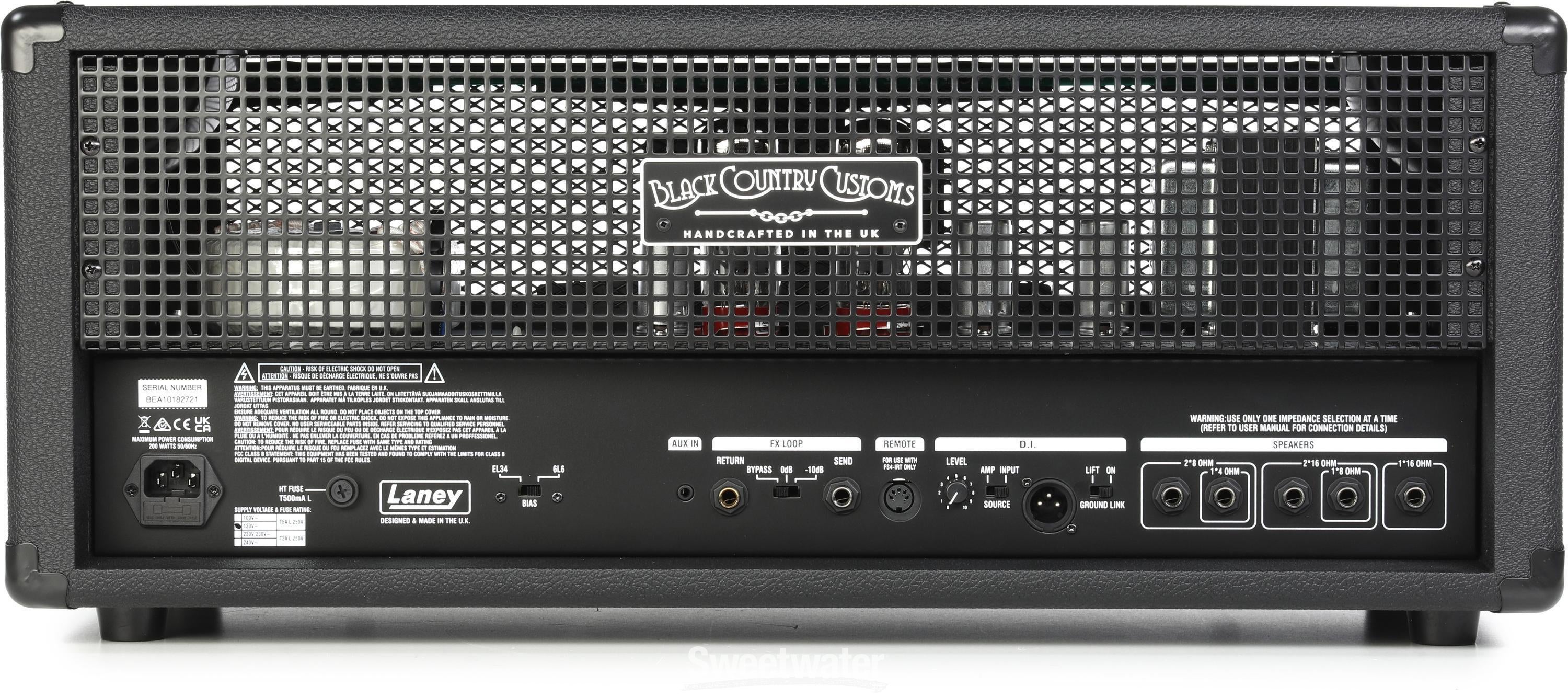 Laney Black Country Customs Ironheart IRT60H 60-watt Tube Head