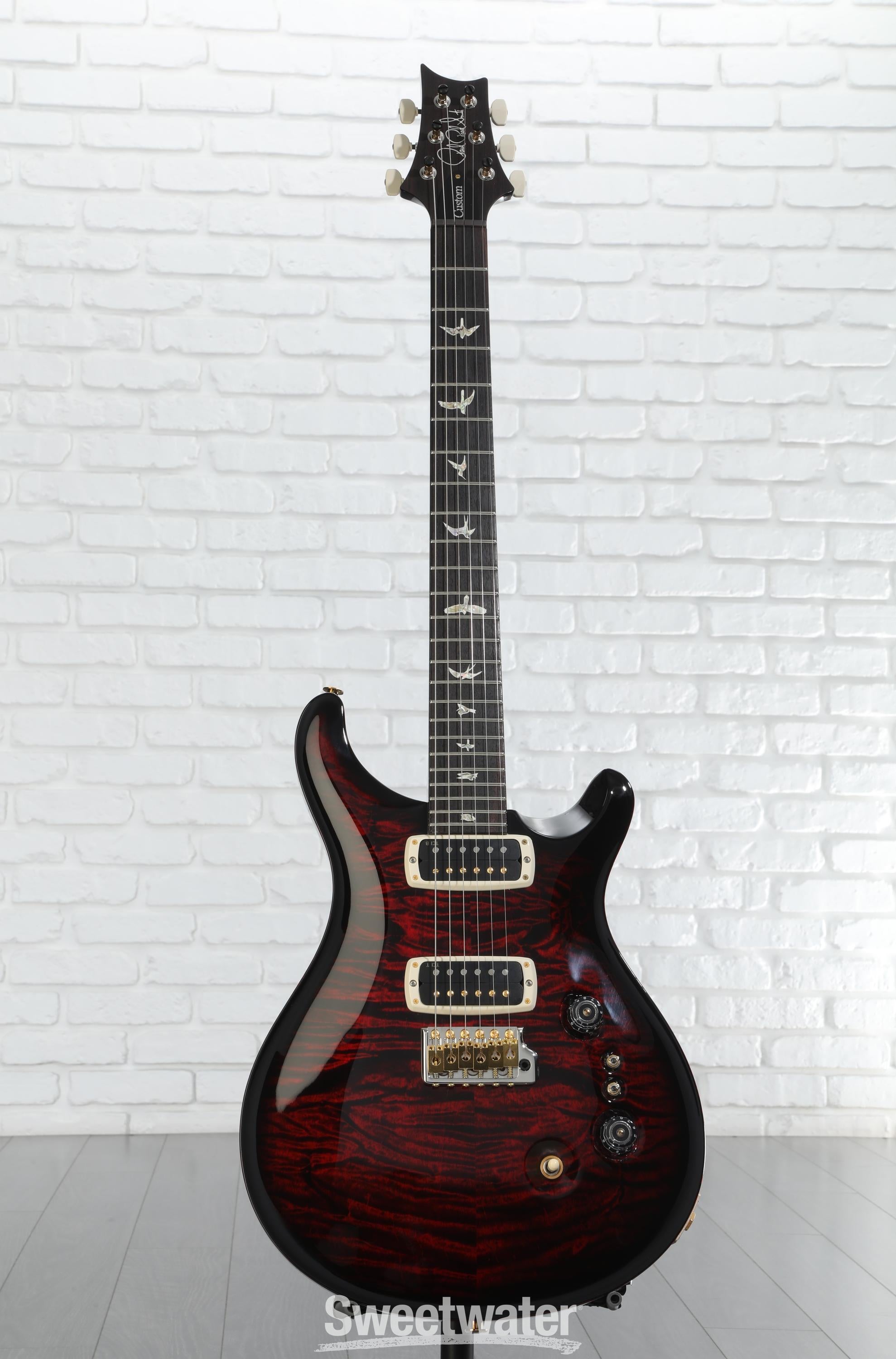 PRS Custom 24-08 10-Top Electric Guitar - Fire Smokeburst