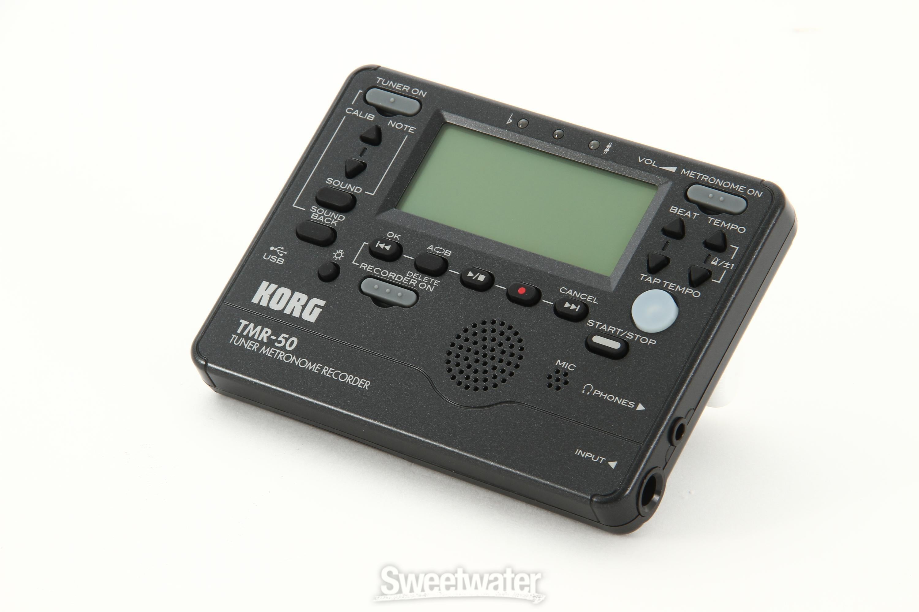 Korg TMR50 Tuner Metronome - Black | Sweetwater