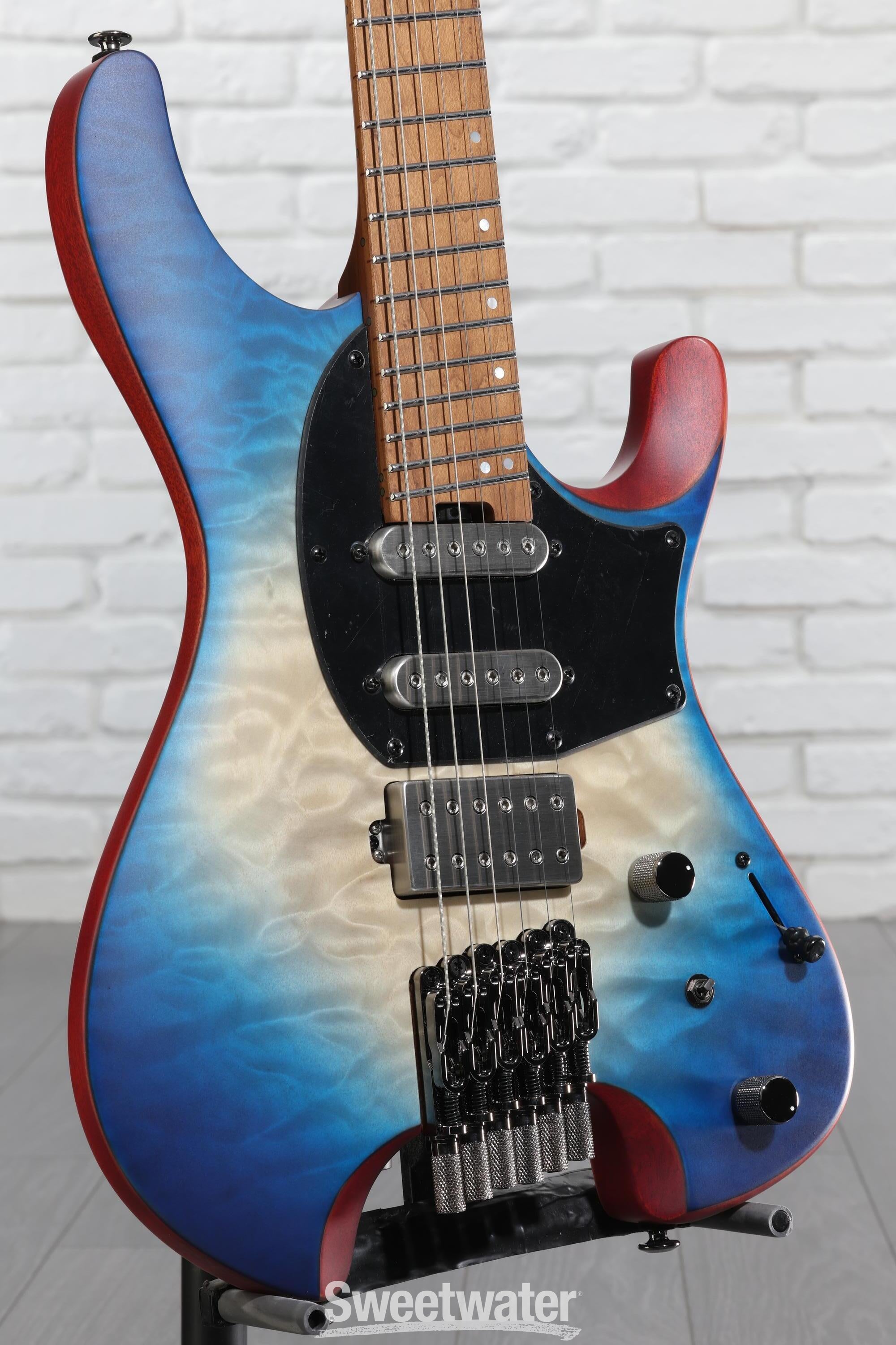 ギター ibanez qx54qm Ibanez QX54QM - Blue Sphere Burst Flat | Sweetwater