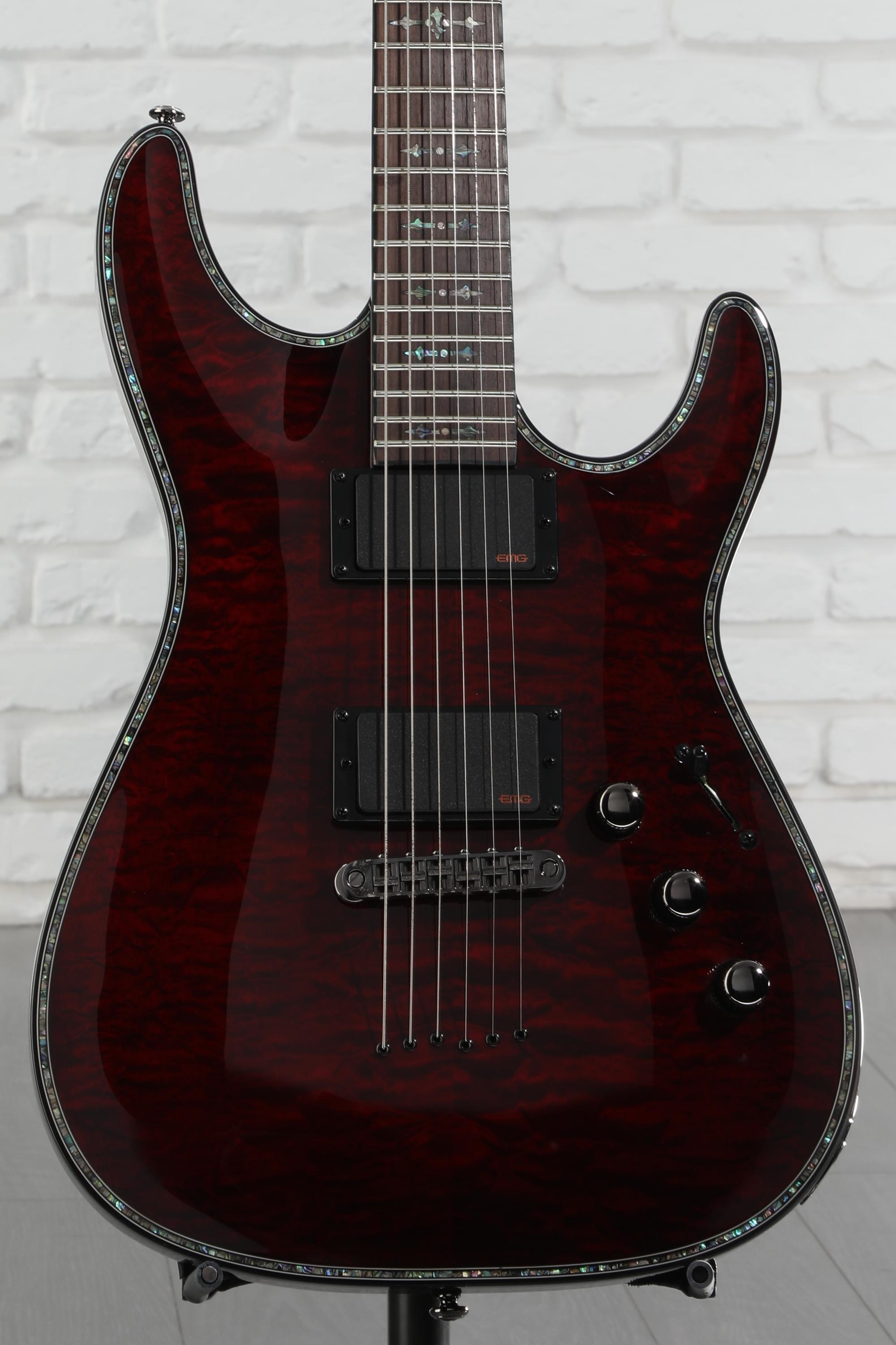 Schecter Hellraiser C-1 Electric Guitar - Black Cherry