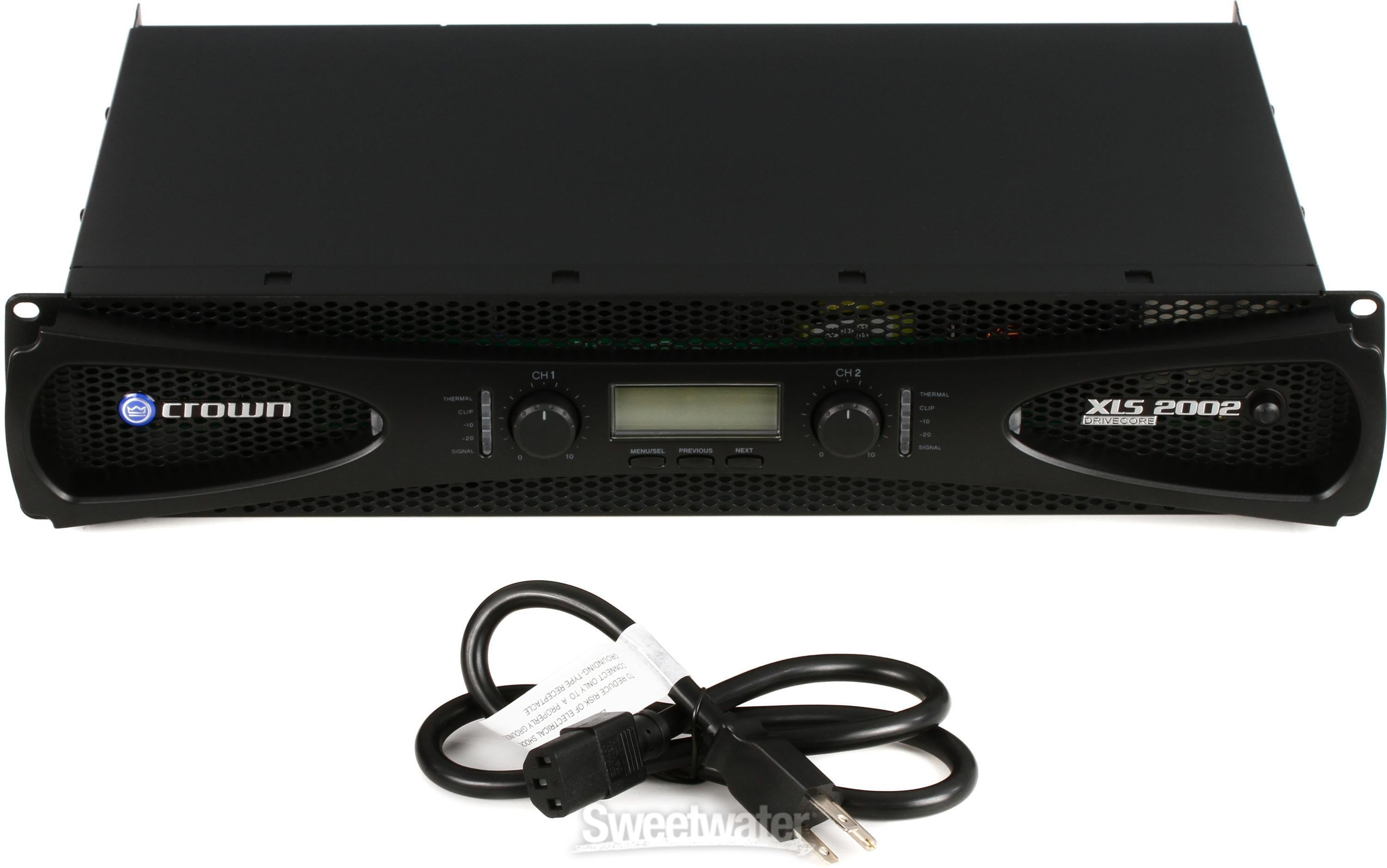 Crown XLS 2002 650-watt 2-channel Power Amplifier Reviews | Sweetwater