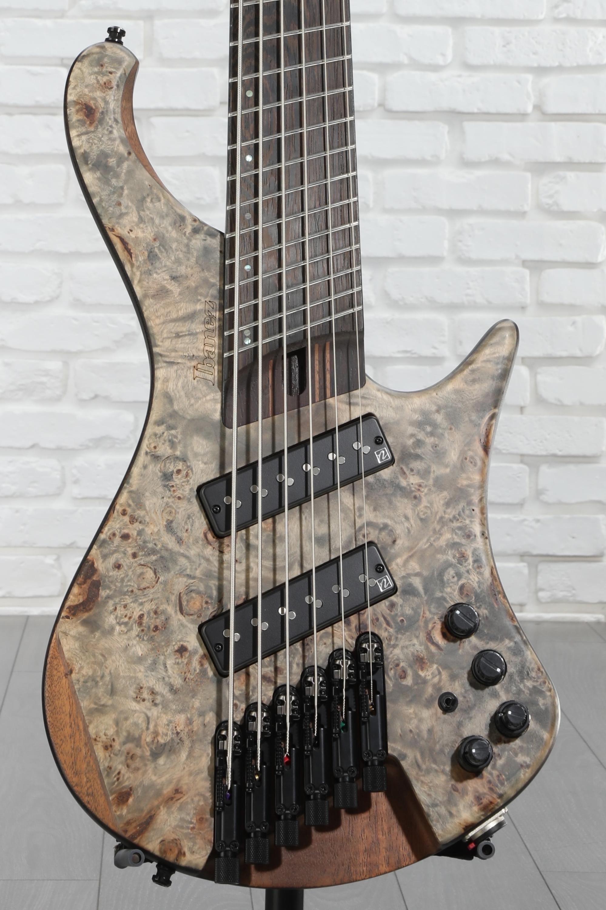 Ibanez Bass Workshop EHB1506MS Bass Guitar - Black Ice Flat