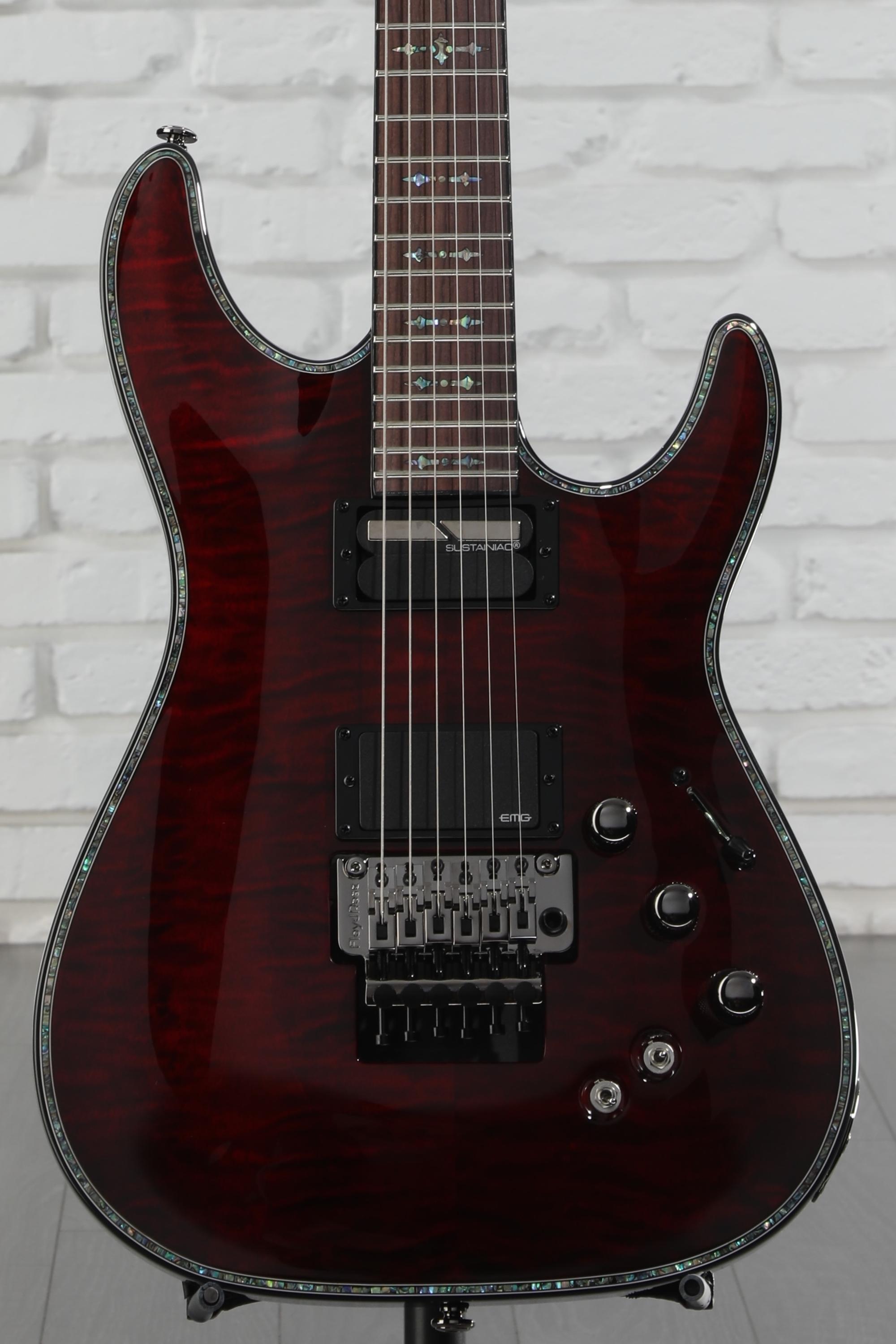 SCHECTER HELLRAISER ヘルレイザー C-1 FR S BCH Schecter Hellraiser C-1 FR-S Electric Guitar - Black Cherry