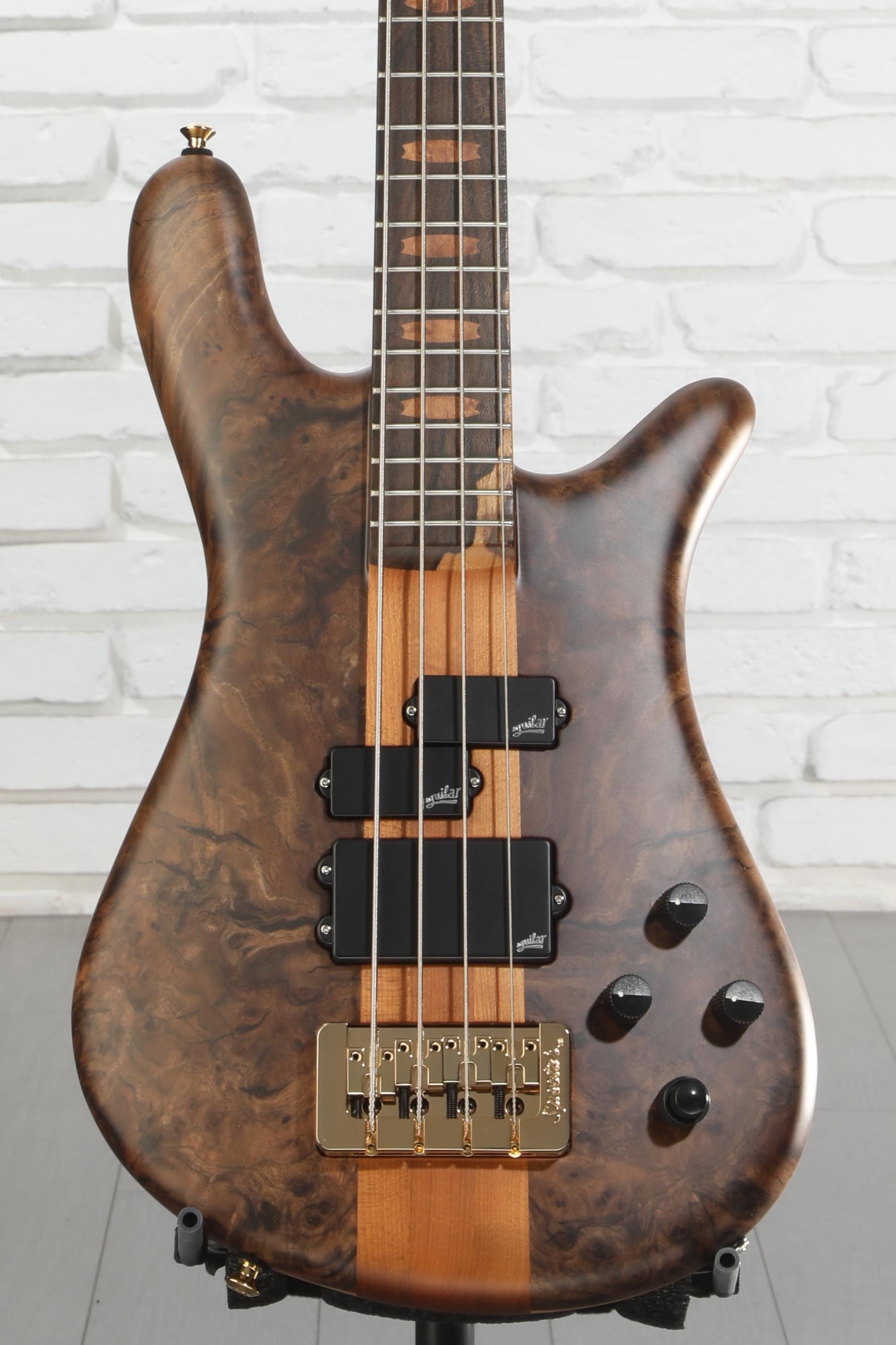 Spector USA NS-2 Electric Bass Guitar - Walnut Natural, Sweetwater