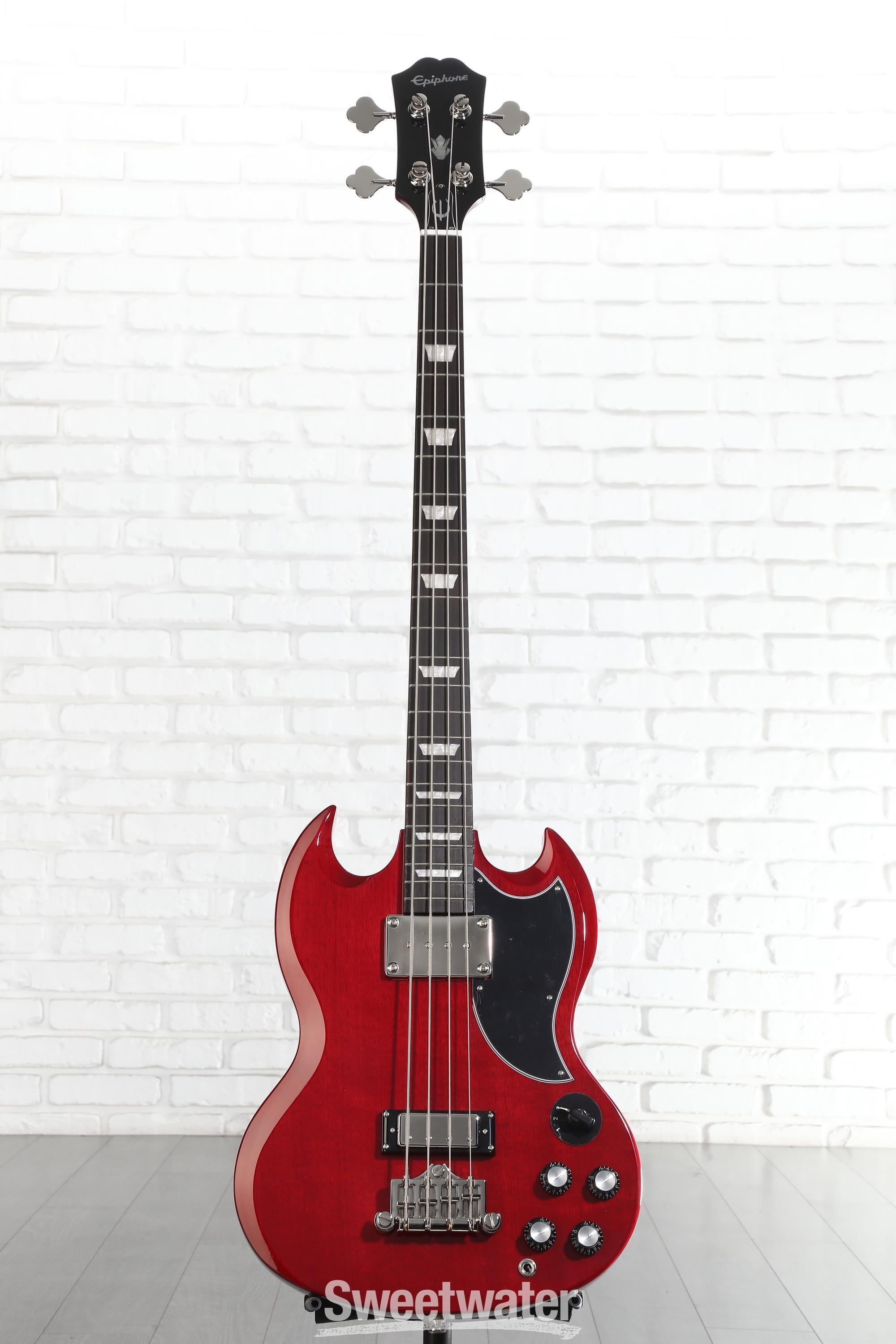 Epiphone EB-3 Bass Guitar - Cherry | Sweetwater