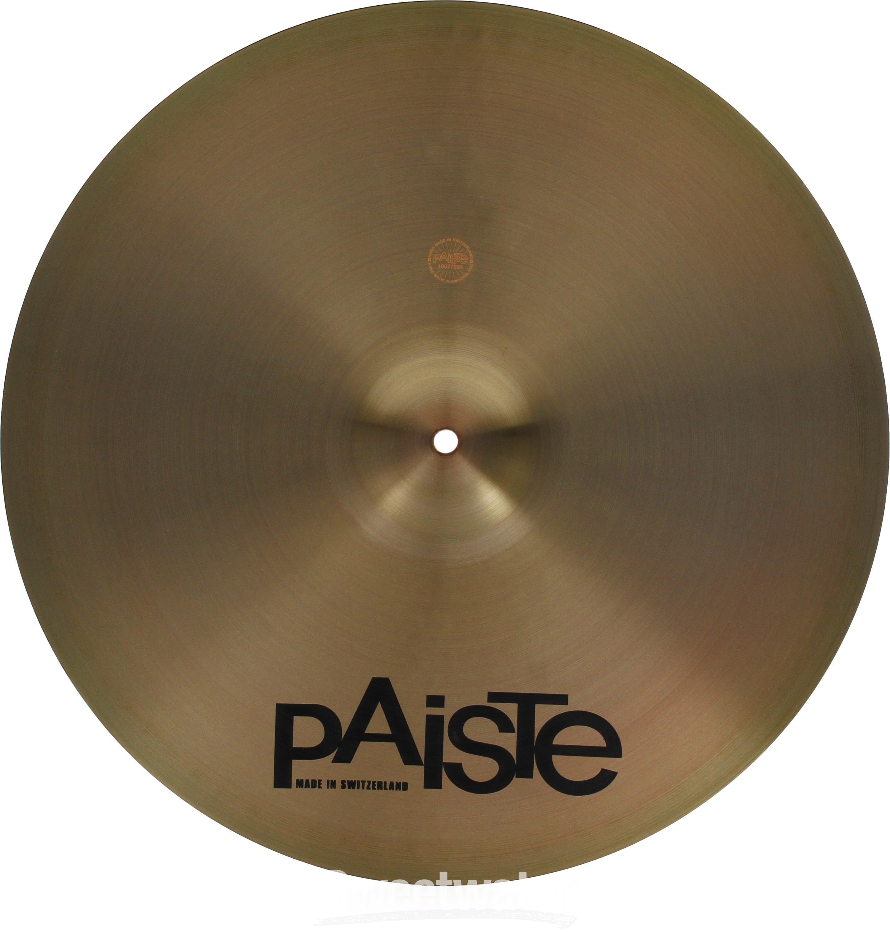 Paiste 18 inch Giant Beat Crash / Ride Cymbal Reviews | Sweetwater