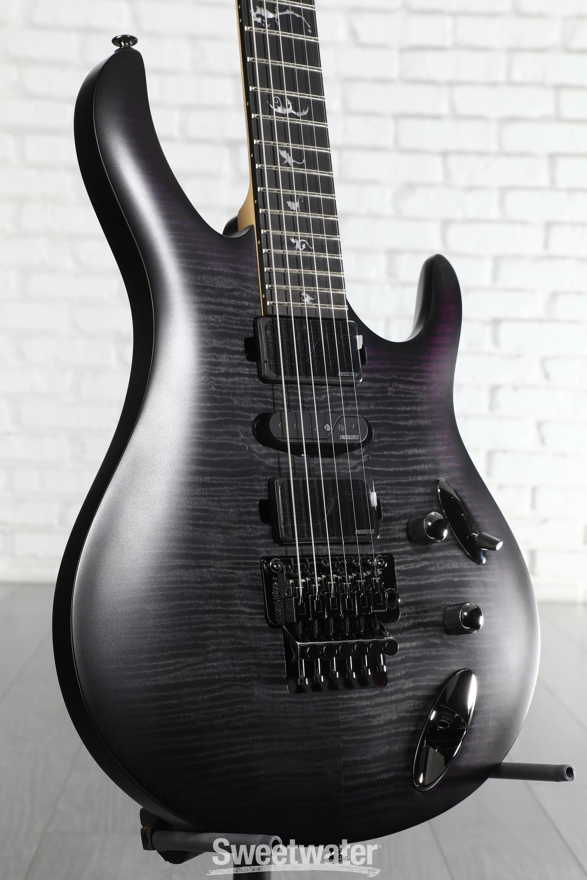 Photo of PRS SE Chleo Herman Li Signature Electric Guitar - Charcoal Purple Burst
