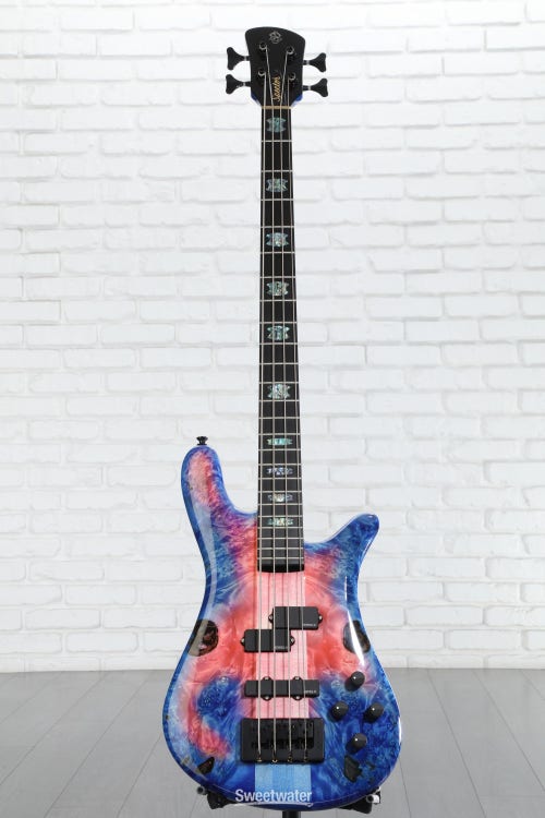 Spector NS-2 Electric Bass Guitar - Pink to Blue Burst