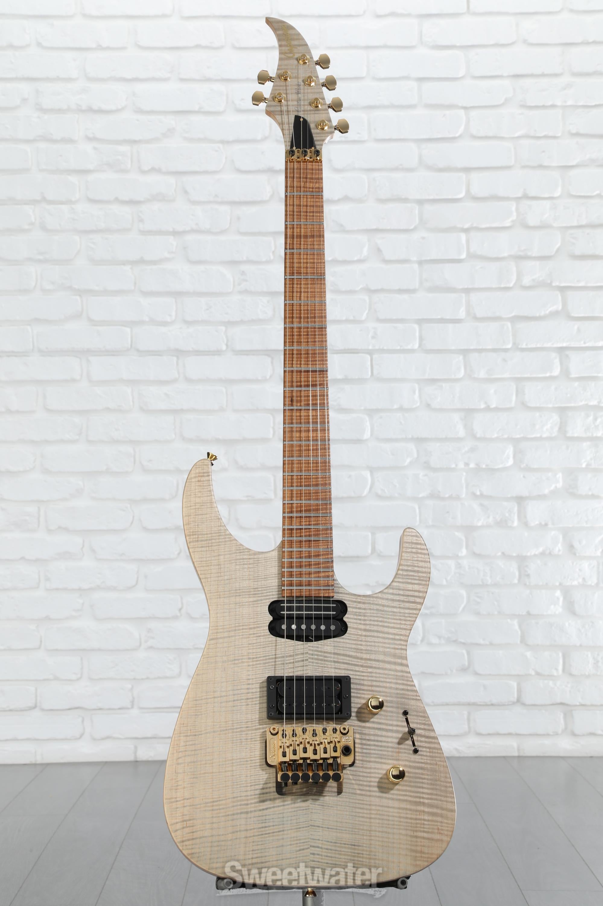 Caparison Dellinger Prominence Trans. Spectrum Red 7 string