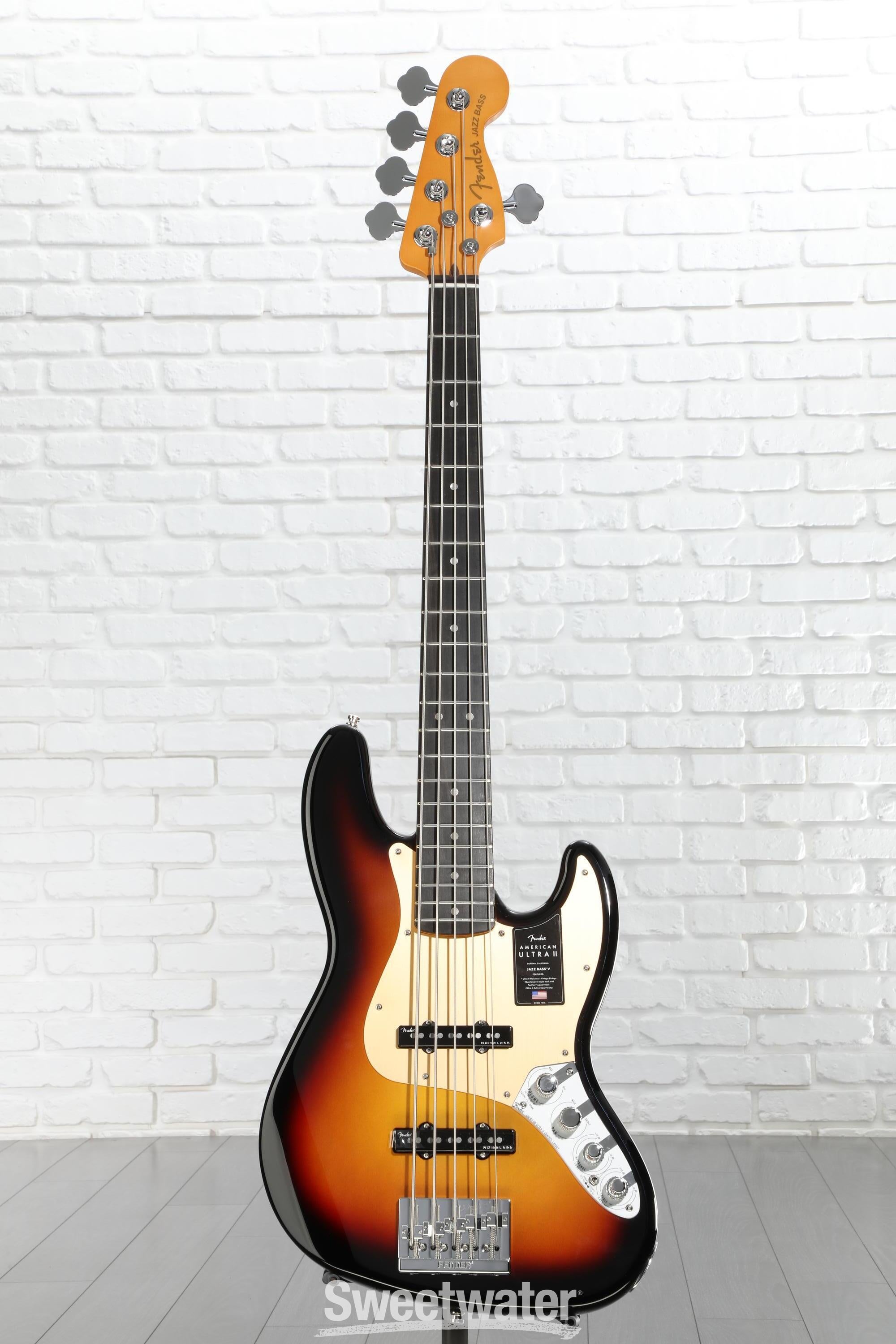 Fender American Ultra II Jazz Bass V - Ultraburst, Ebony