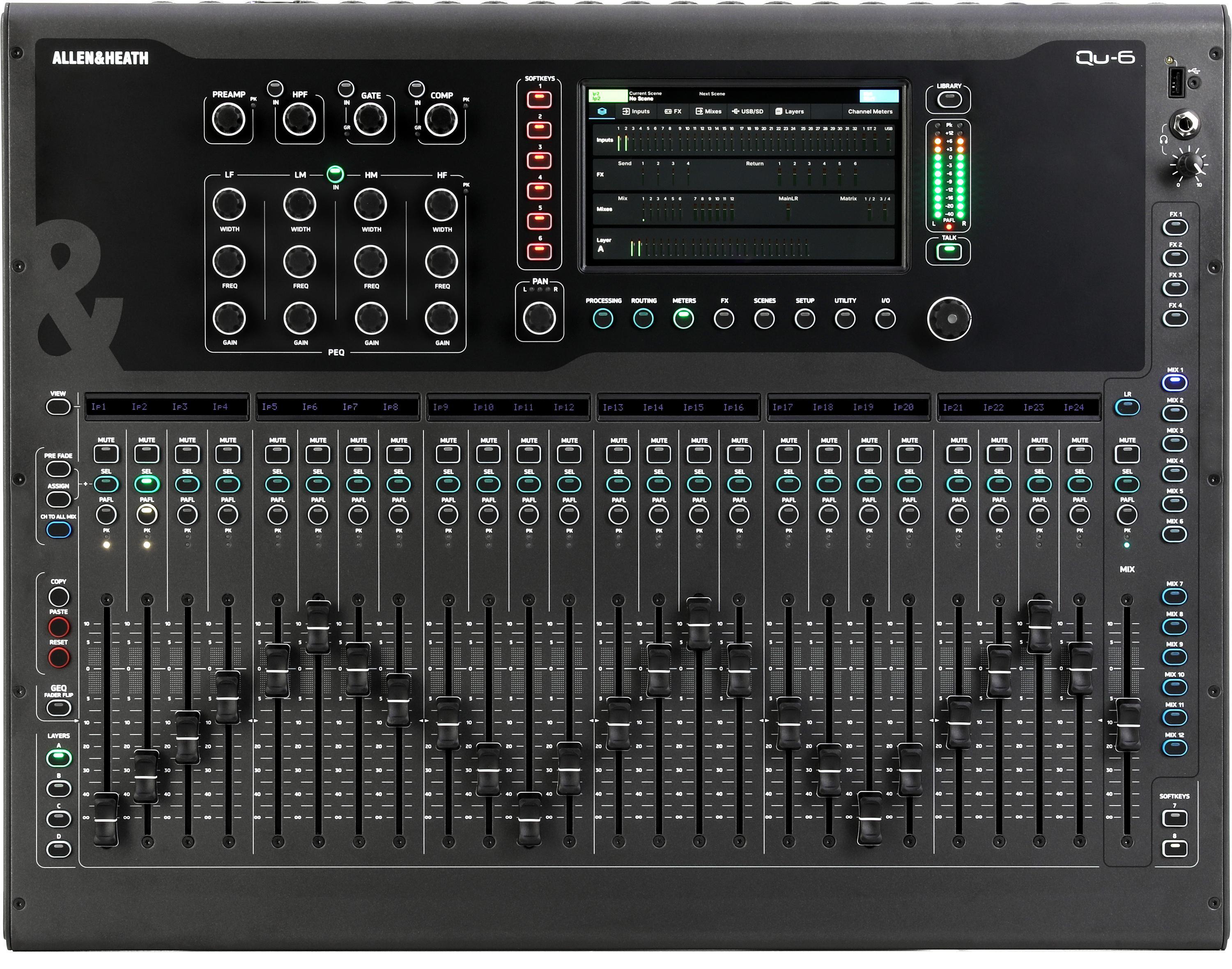 Photo of Allen & Heath Qu-6 38-channel Digital Mixer