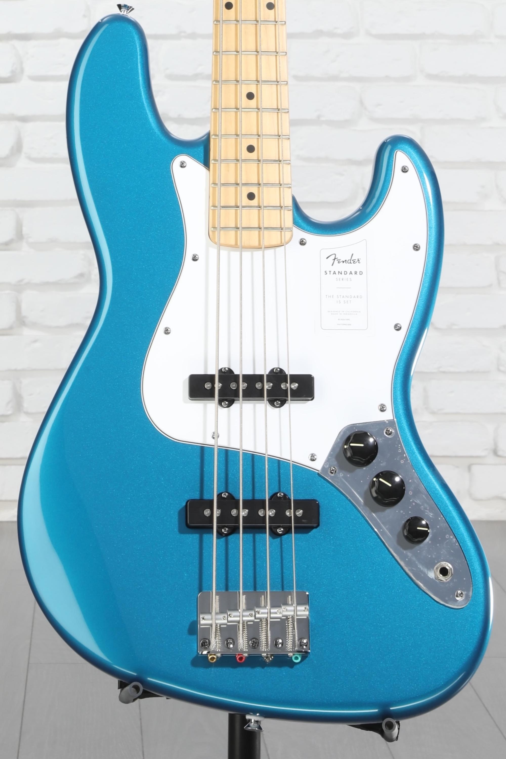 Fender Standard Jazz Bass - Aqua Marine Metallic, Maple