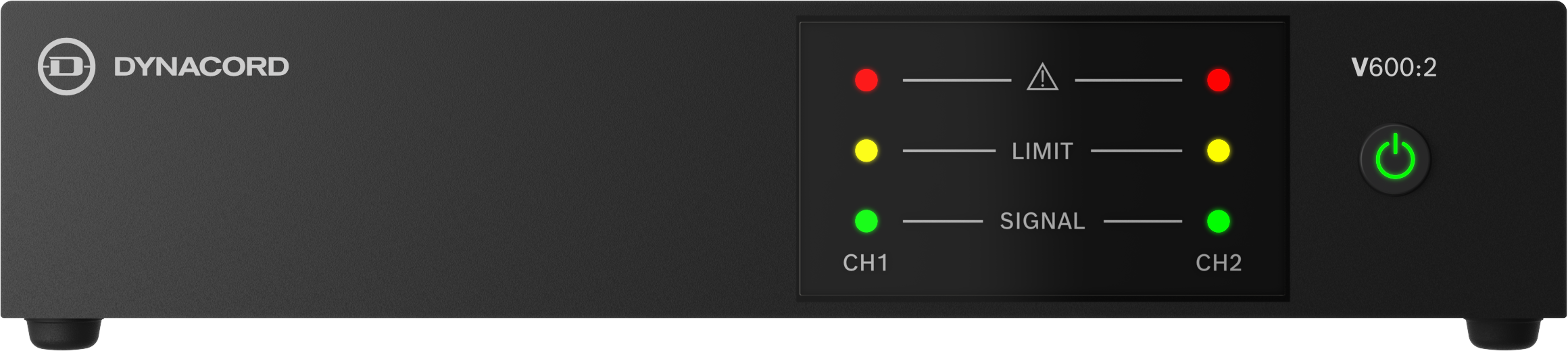 Dynacord V600:2 500-watt 2-channel 70V Power Amplifier