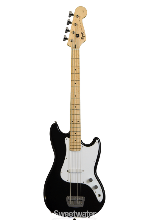 Squier Bronco Bass Guitar - Black | Sweetwater Squier Bronco Bass Guitar - Black | Sweetwater