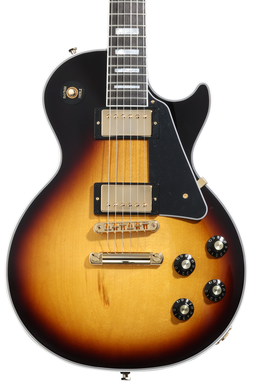 Gibson '70s Les Paul Custom Electric Guitar - Tobacco Burst