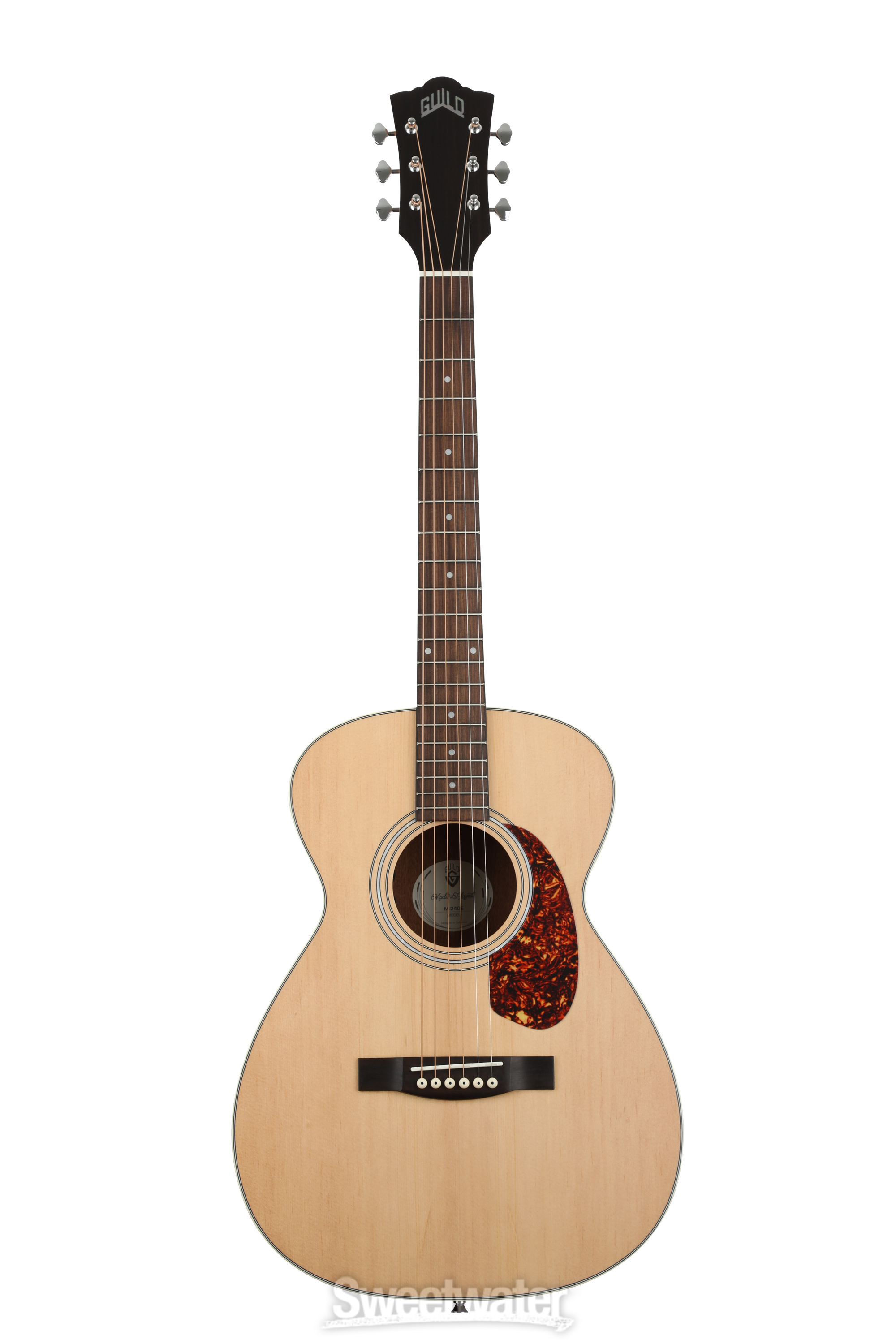 Guild M-240E Westerly Concert Acoustic-Electric Guitar - Natural 