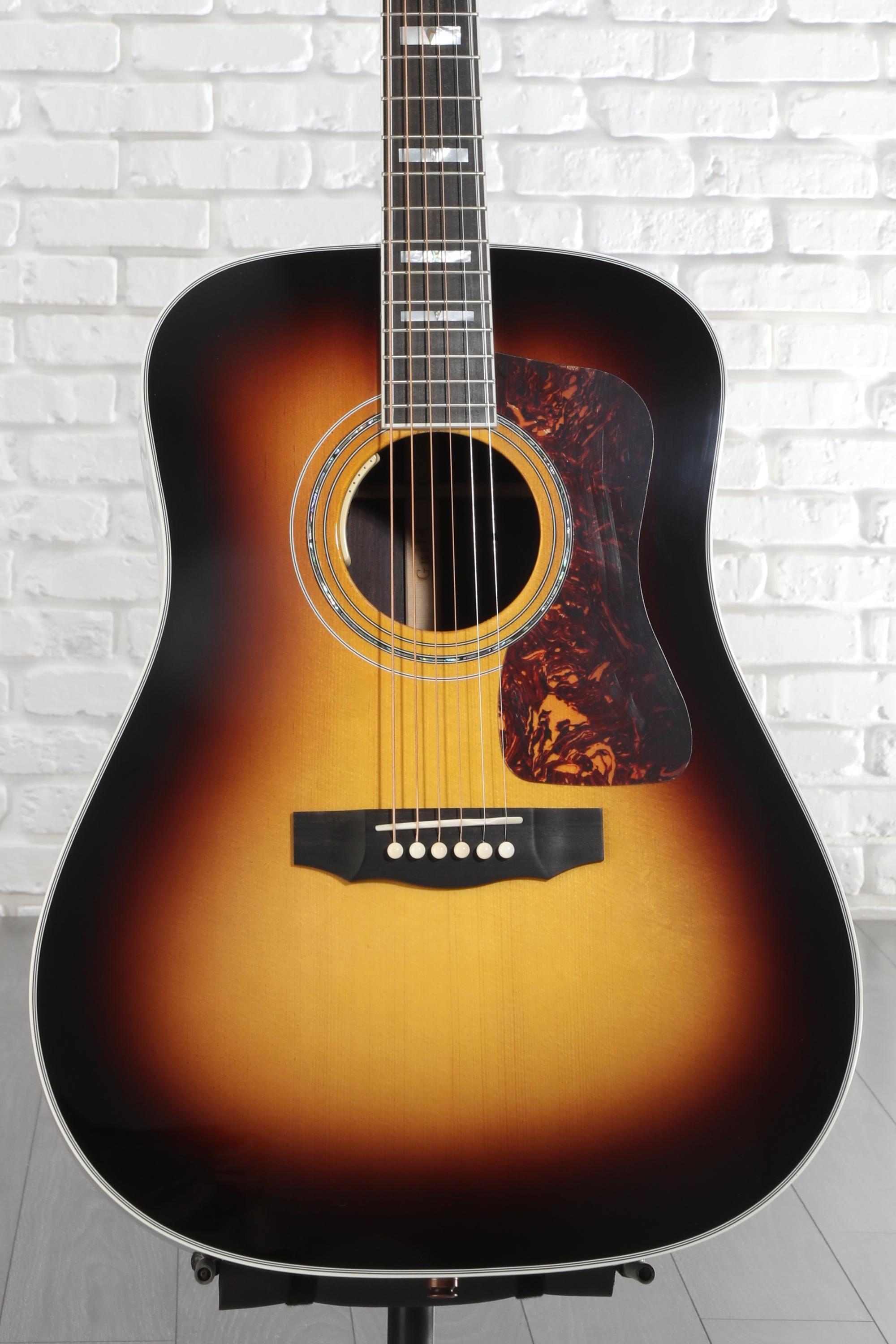Guild D-55E Acoustic-electric Guitar - Antique Sunburst | Sweetwater