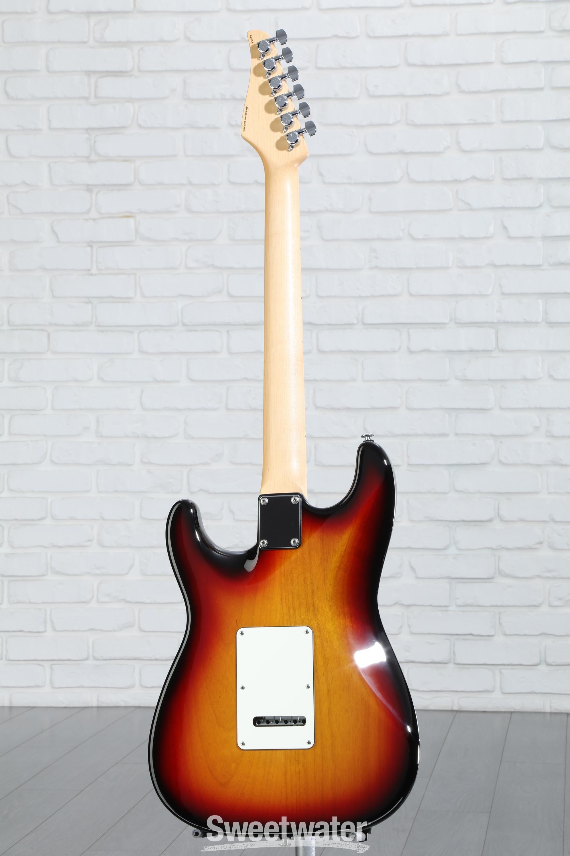 Suhr Classic S SSS Electric Guitar - 3-tone Burst with Maple