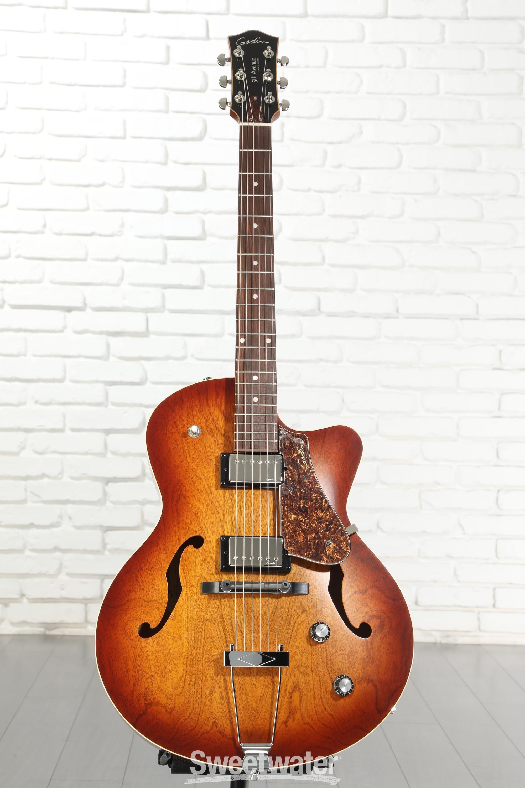 Godin 5th avenue KingpinⅡ cw Godin 5th Avenue CW Kingpin II HB Hollowbody Electric Guitar