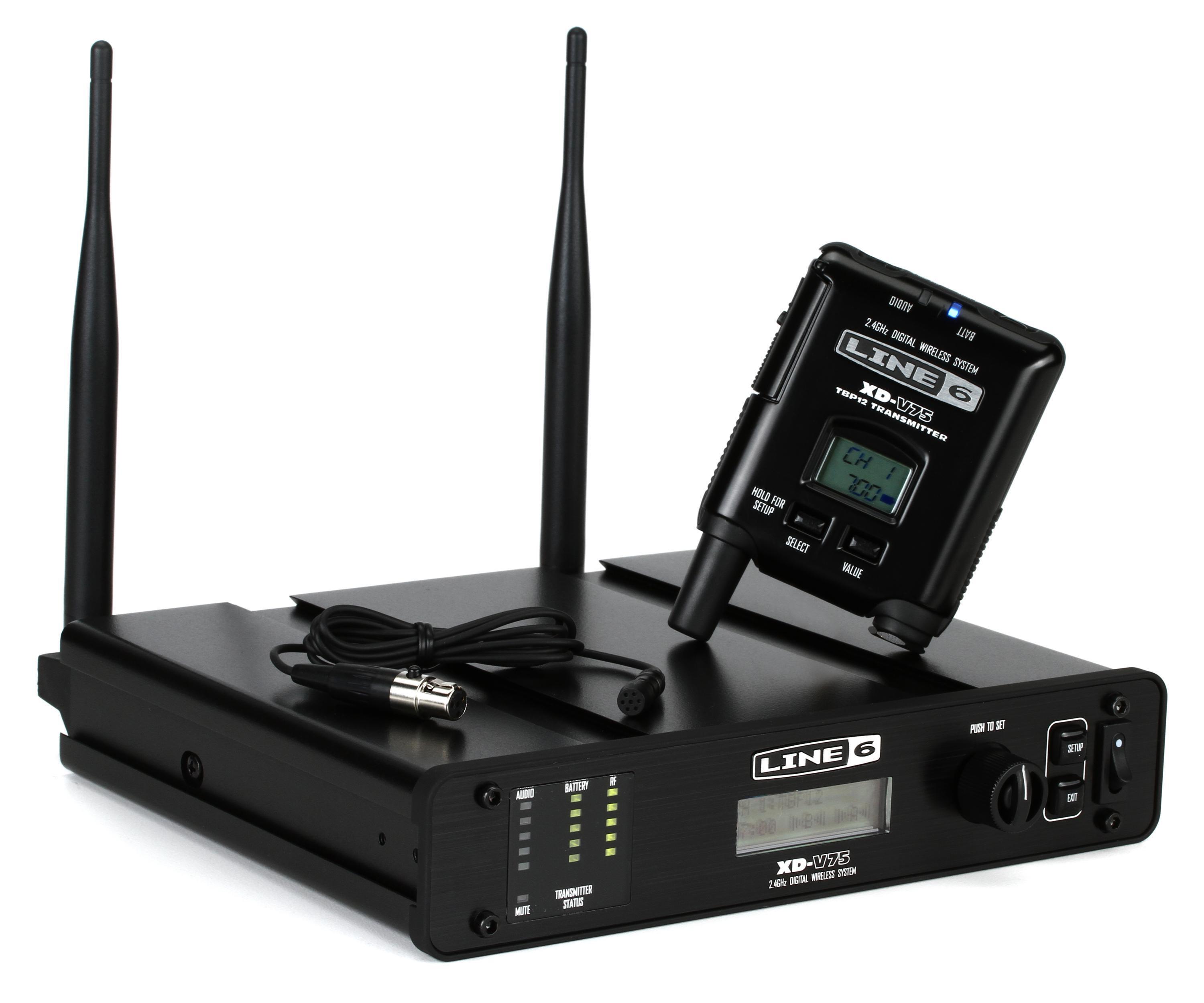 Line 6 XD-V75L Digital Wireless Lavalier Microphone System