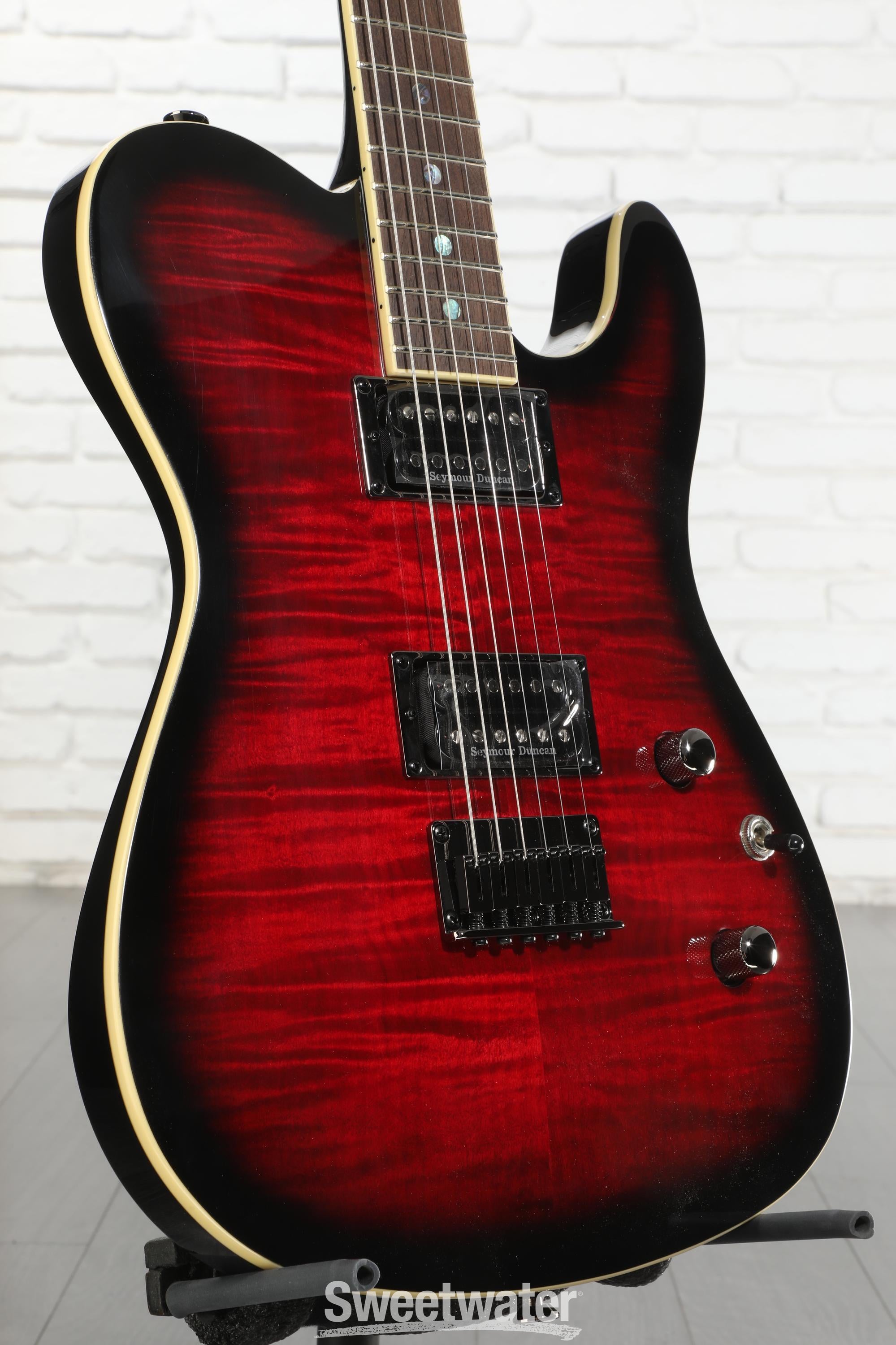 Fender Special Edition Custom Telecaster FMT HH - Black Cherry