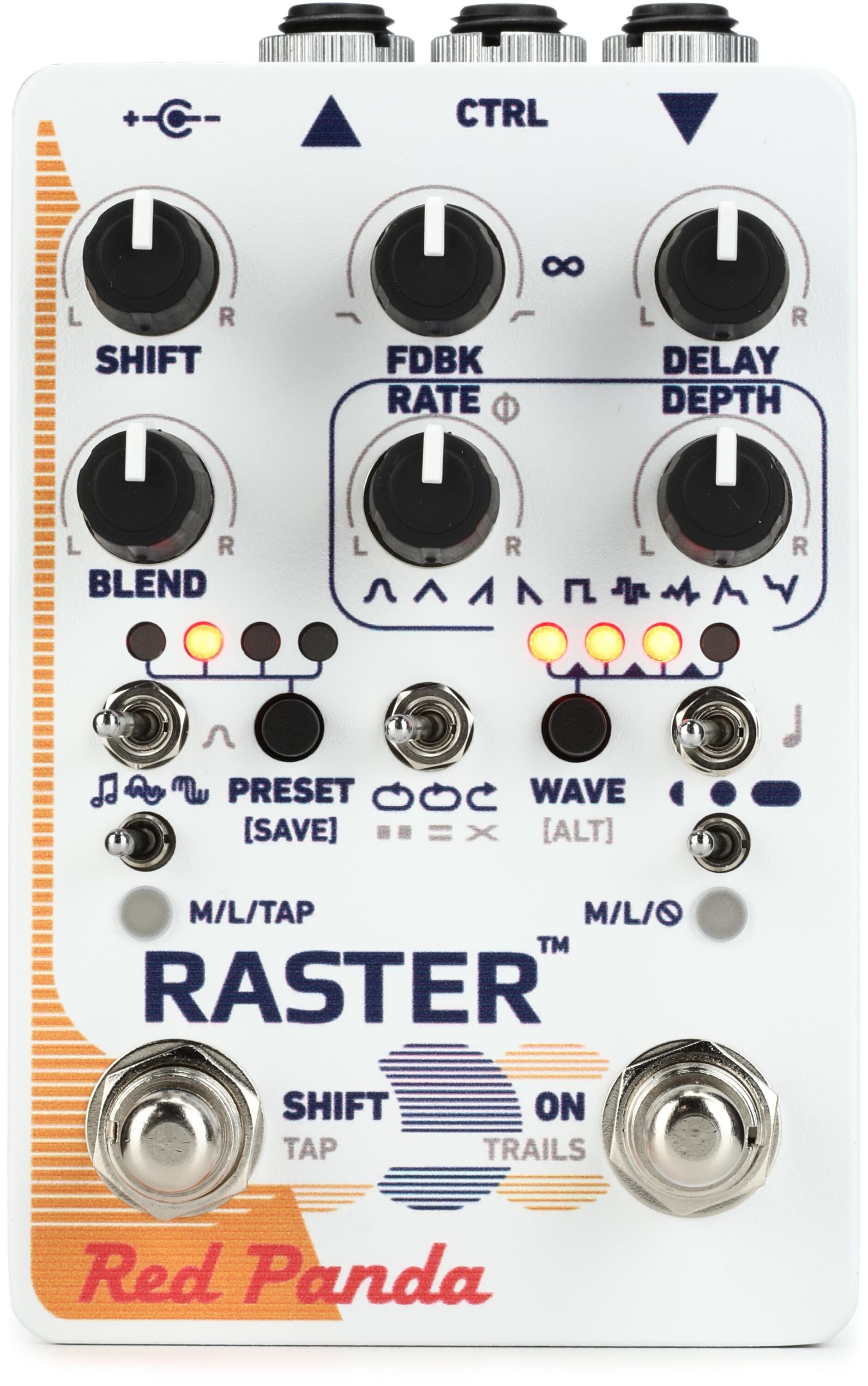 Red Panda Raster 2 Digital Delay Pedal | Sweetwater