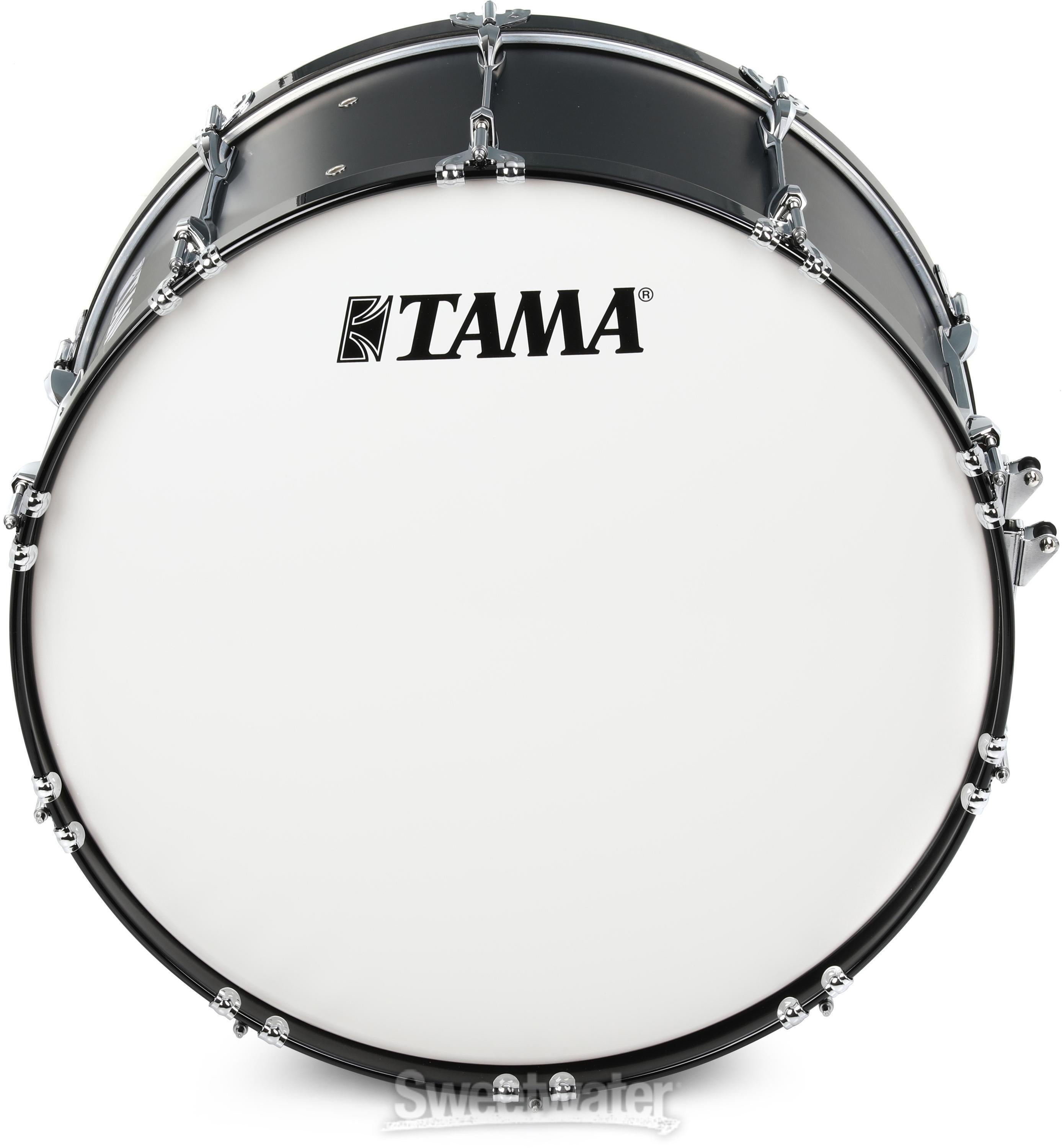 Tama Fieldstar Marching Bass Drum - 14 x 28 inch - Satin Black 