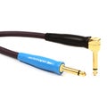 Photo of Asterope AST-P10-RSG Pro Studio Series Straight to Right Angle Instrument Cable - 10 foot Purple/Gold