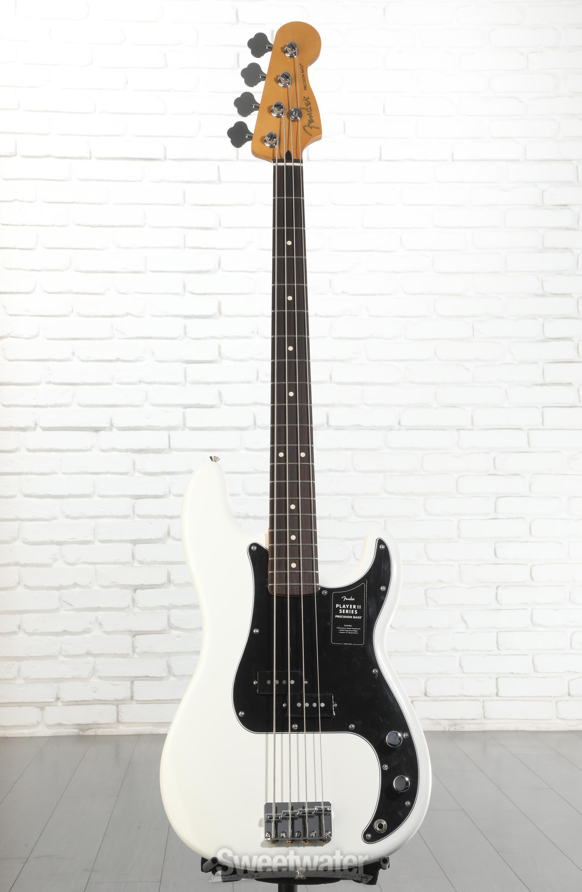 Fender Player II Precision Bass - Polar White | Sweetwater