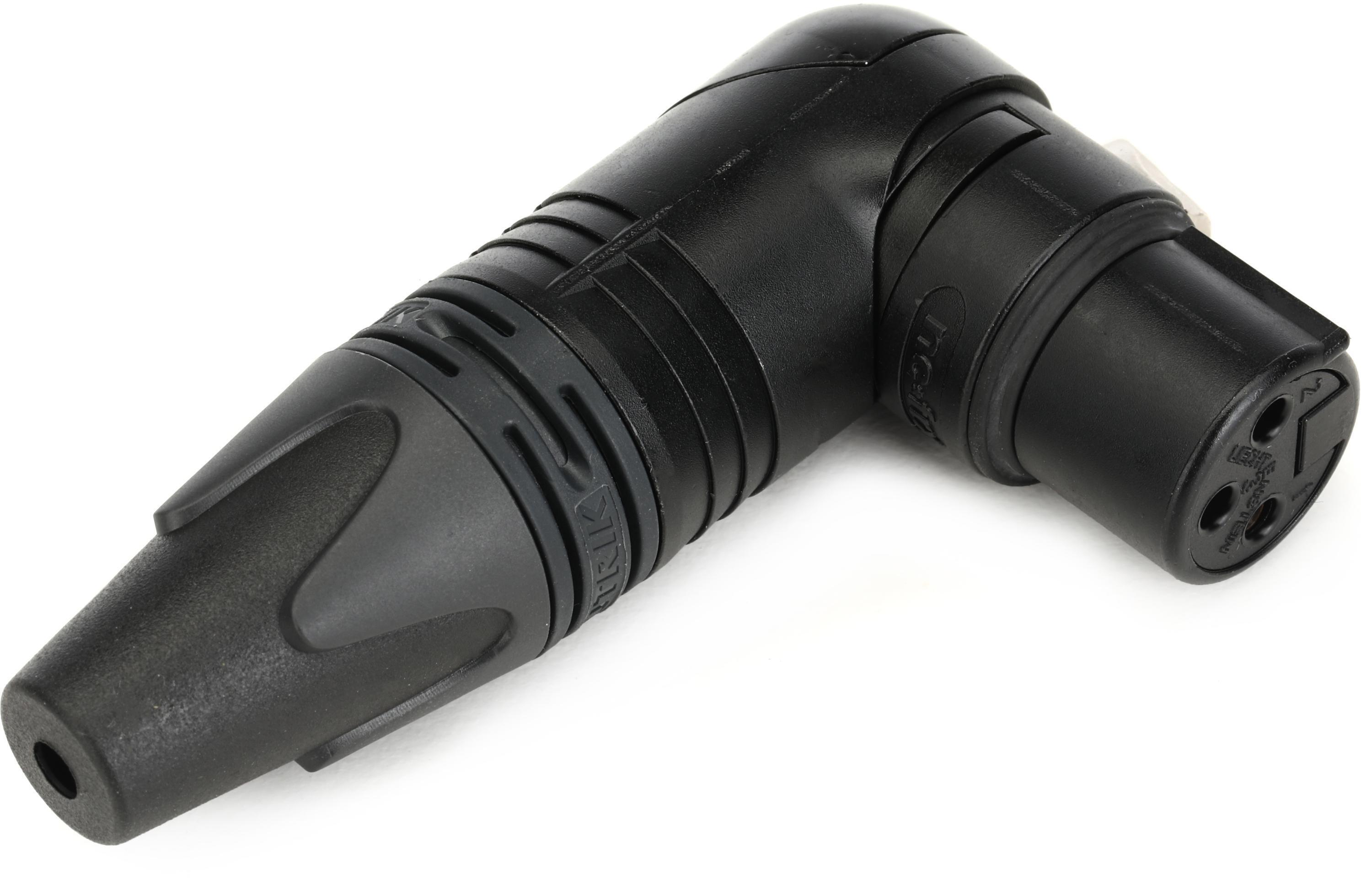 Neutrik NC3FRX-BAG 3-pole Right Angle Female XLR Connector