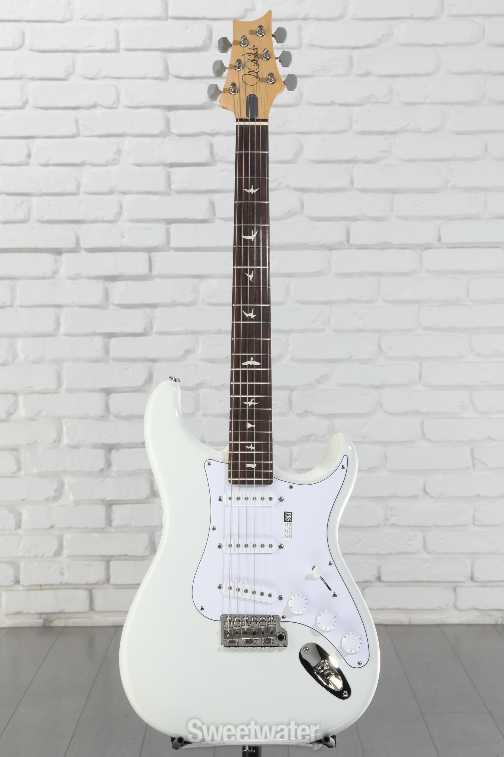 ギター PRS 2018 Silver Sky Frost White PRS Silver Sky Frost White Maple Neck Electric Guitar w/Gig