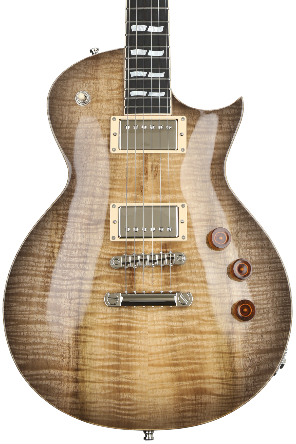 ESP USA Eclipse Myrtlewood/Black Limba - Vintage Natural | Sweetwater