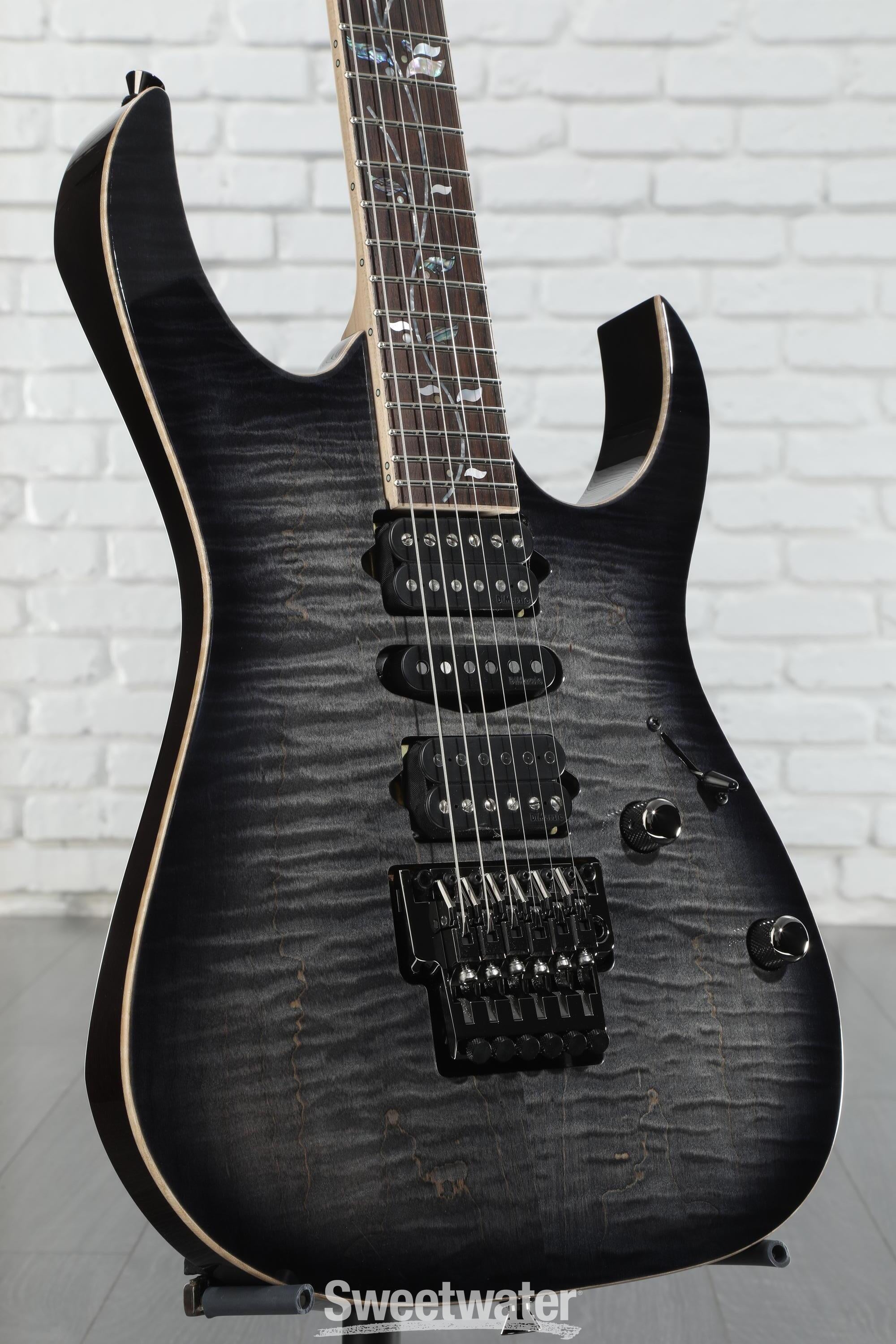 Ibanez J Custom RG8570 Electric Guitar - Black Rutile