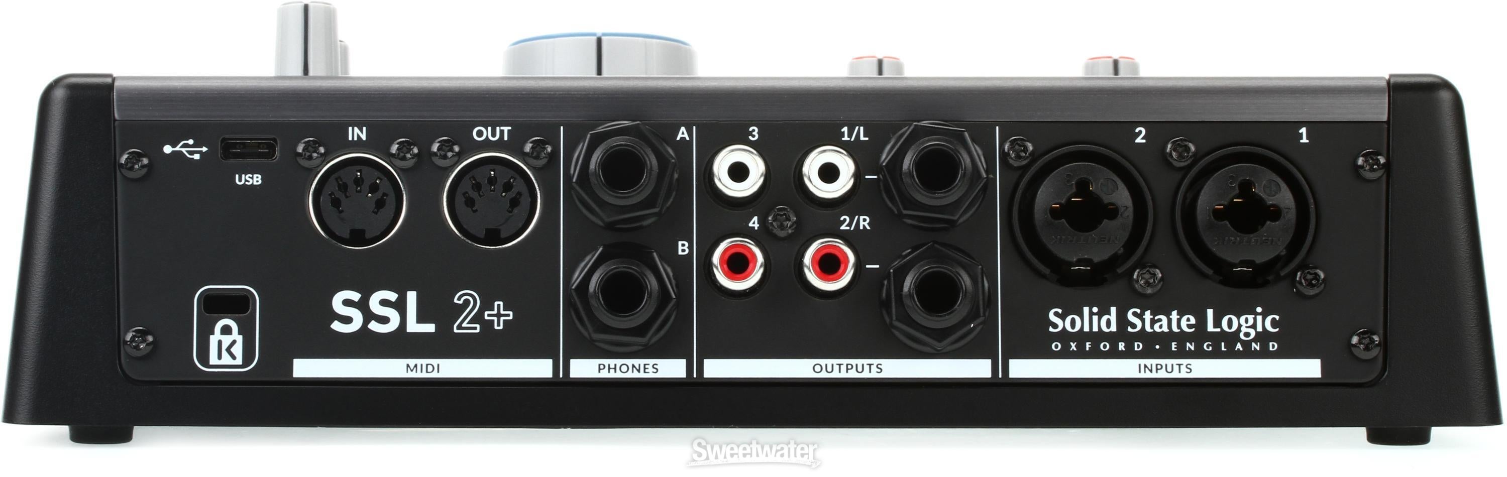 Solid State Logic SSL2+ USB Audio Interface Reviews | Sweetwater