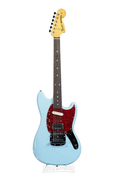 Fender Kurt Cobain Mustang - Sonic Blue | Sweetwater Fender Kurt Cobain Mustang - Sonic Blue | Sweetwater