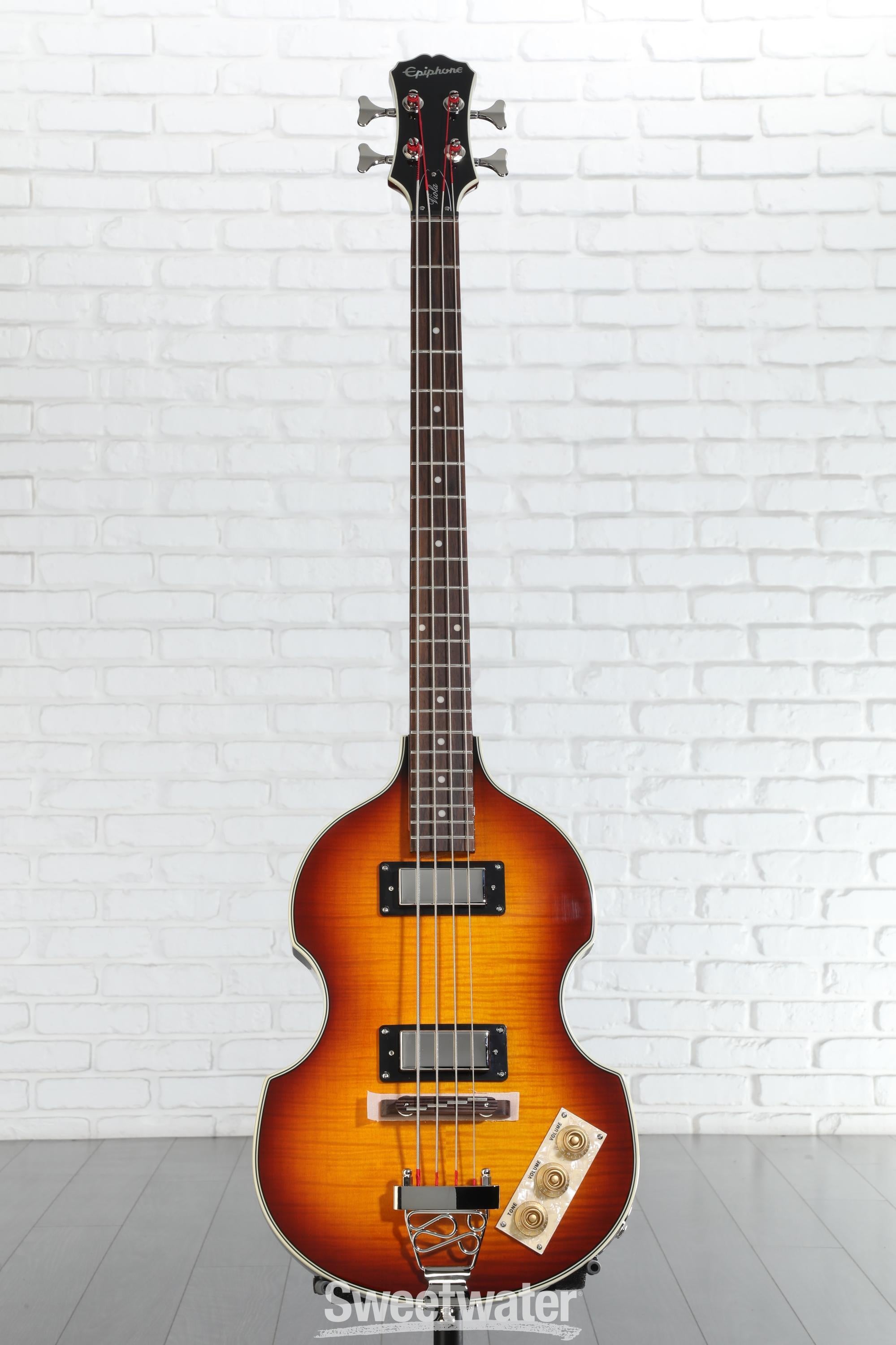 エピフォン ビオラベース Epiphone Viola Bass - Vintage Sunburst | Sweetwater