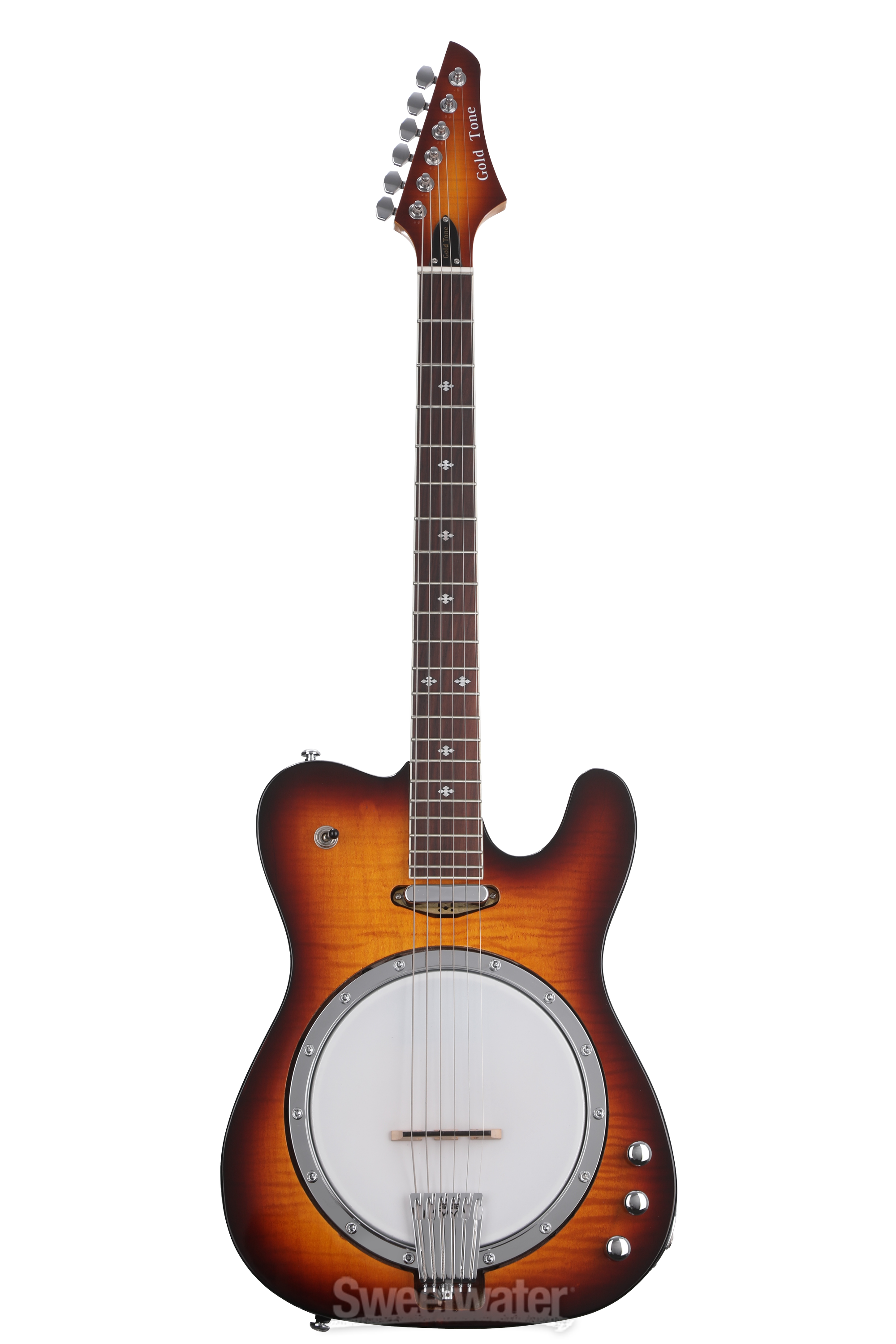 Gold Tone ES-Banjitar 6-string Electric Banjitar - Tobacco