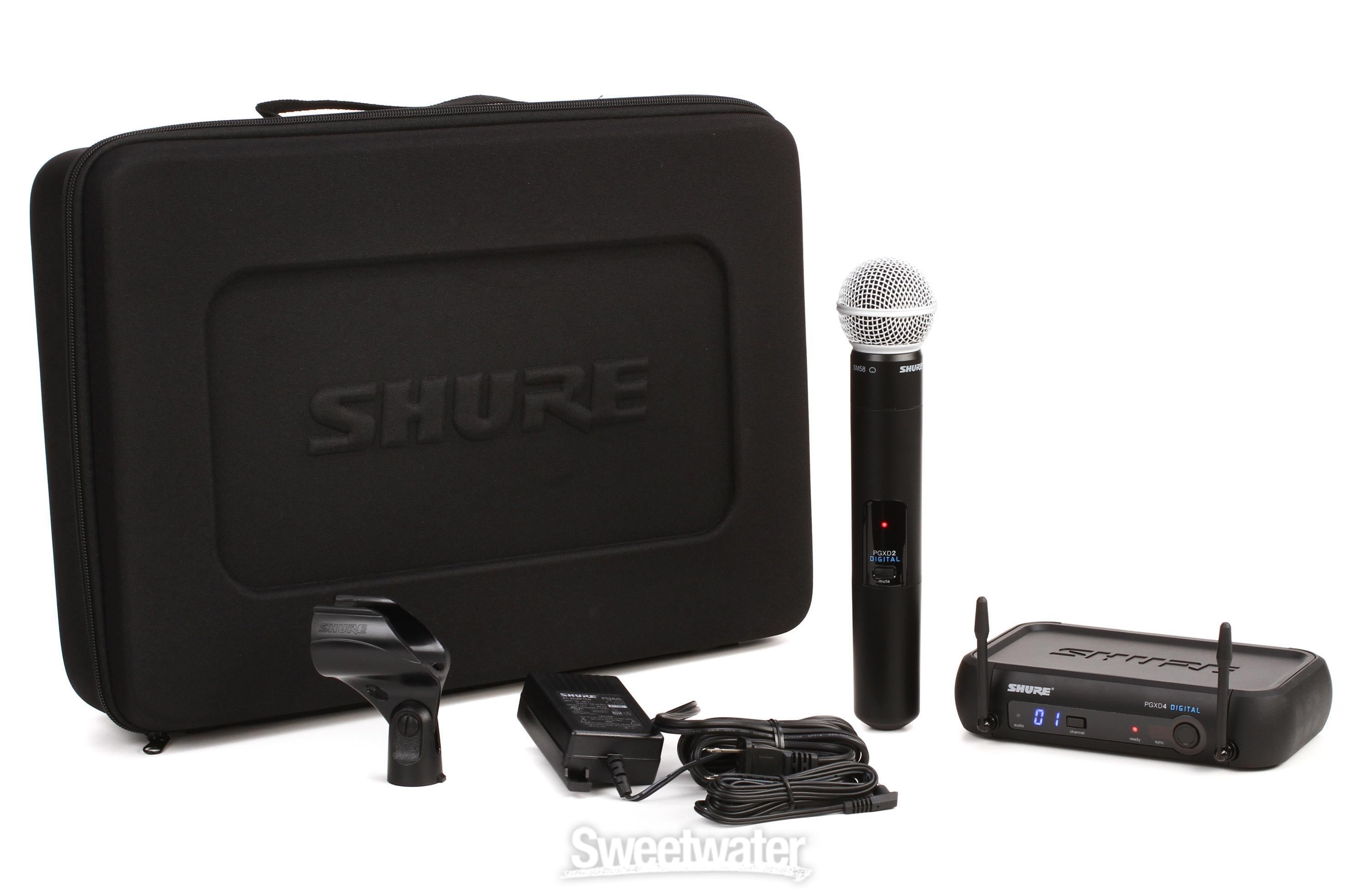 Shure PGXD24 SM58 Digital Wireless Handheld Microphone System