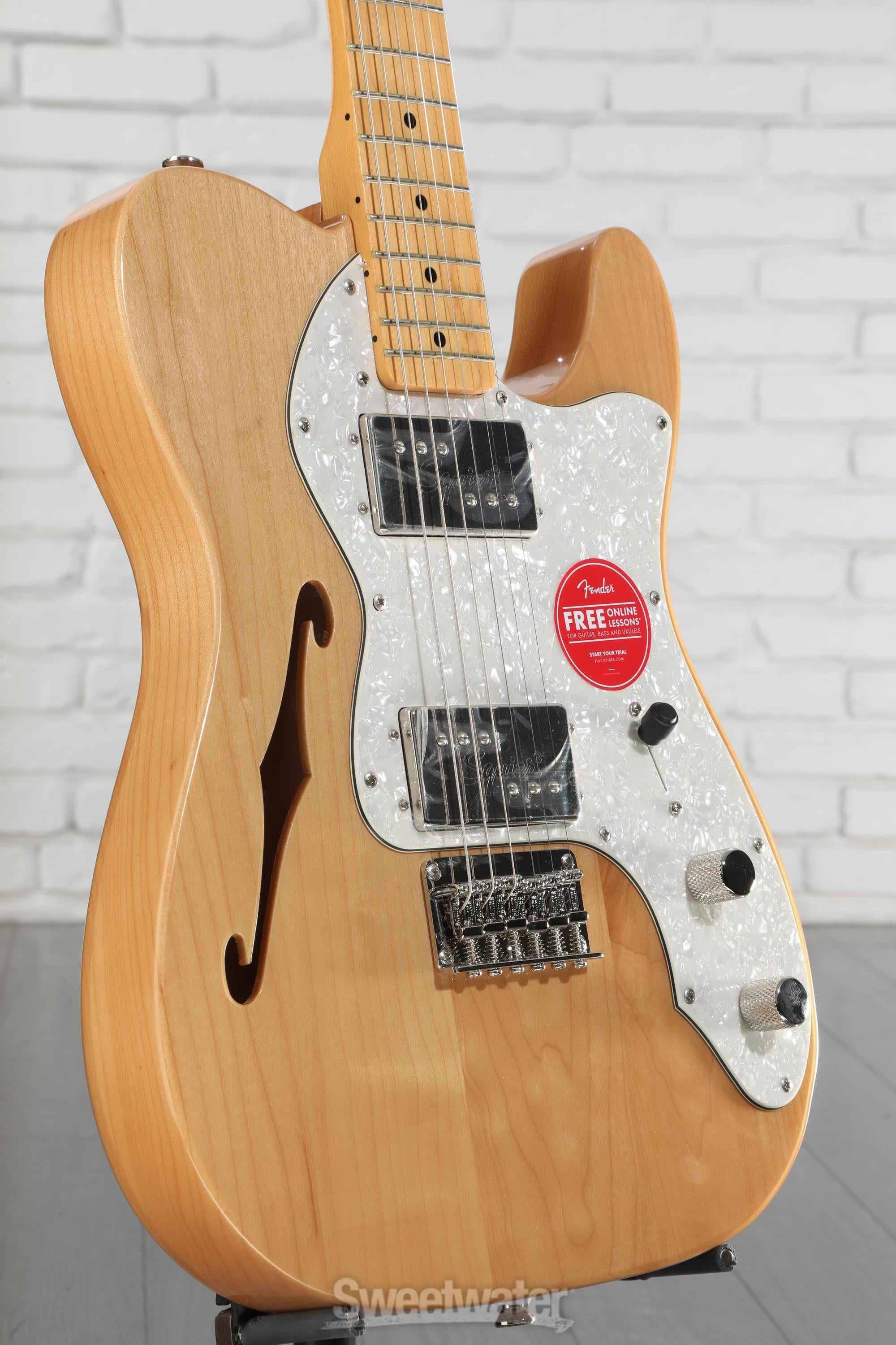 ギター Squier by Fender Telecaster Thinline Amazon.com: Squier Classic Vibe 60s Thinline Telecaster