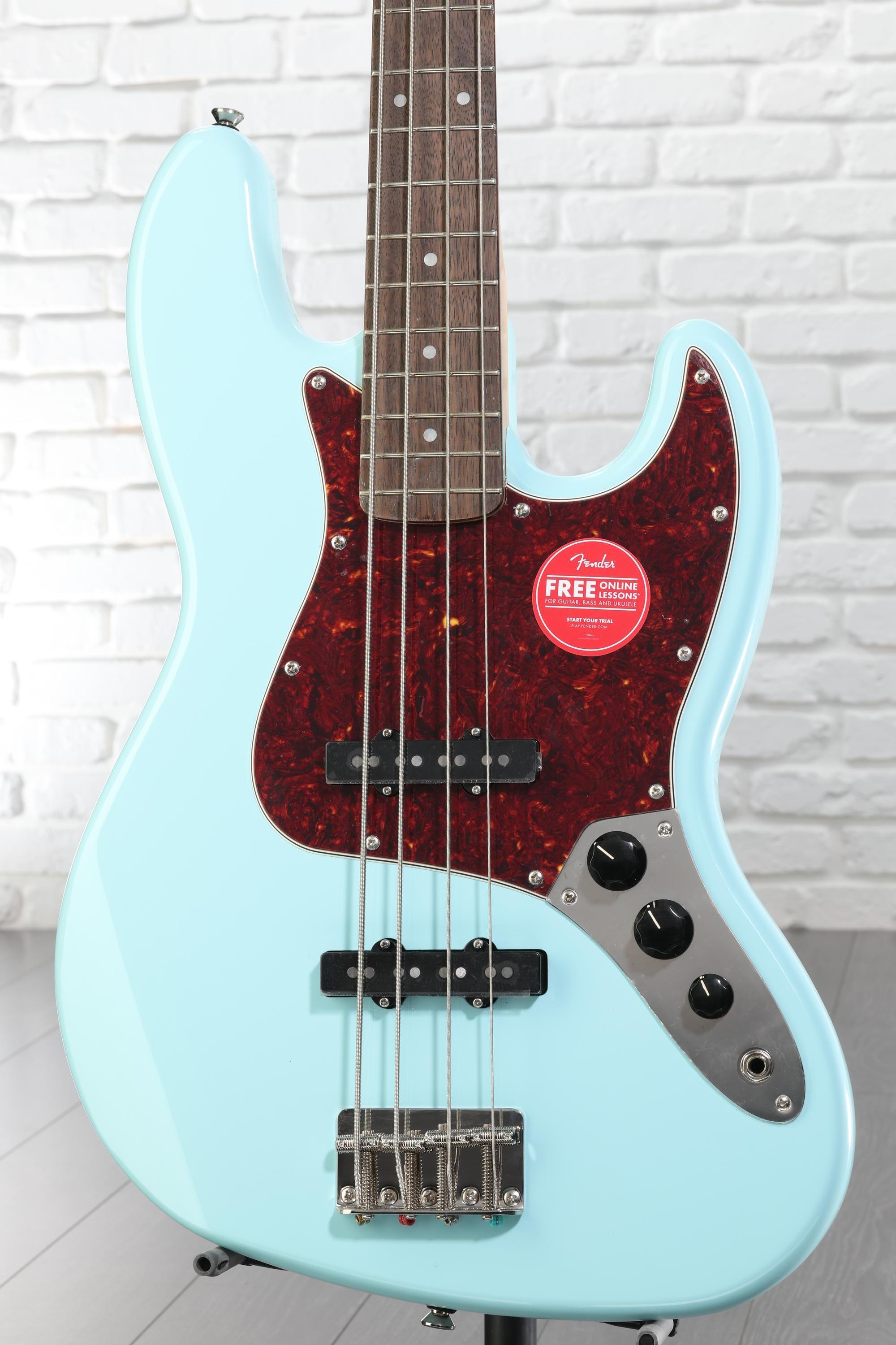 Squier Classic Vibe '60s Jazz Bass - Daphne Blue | Sweetwater