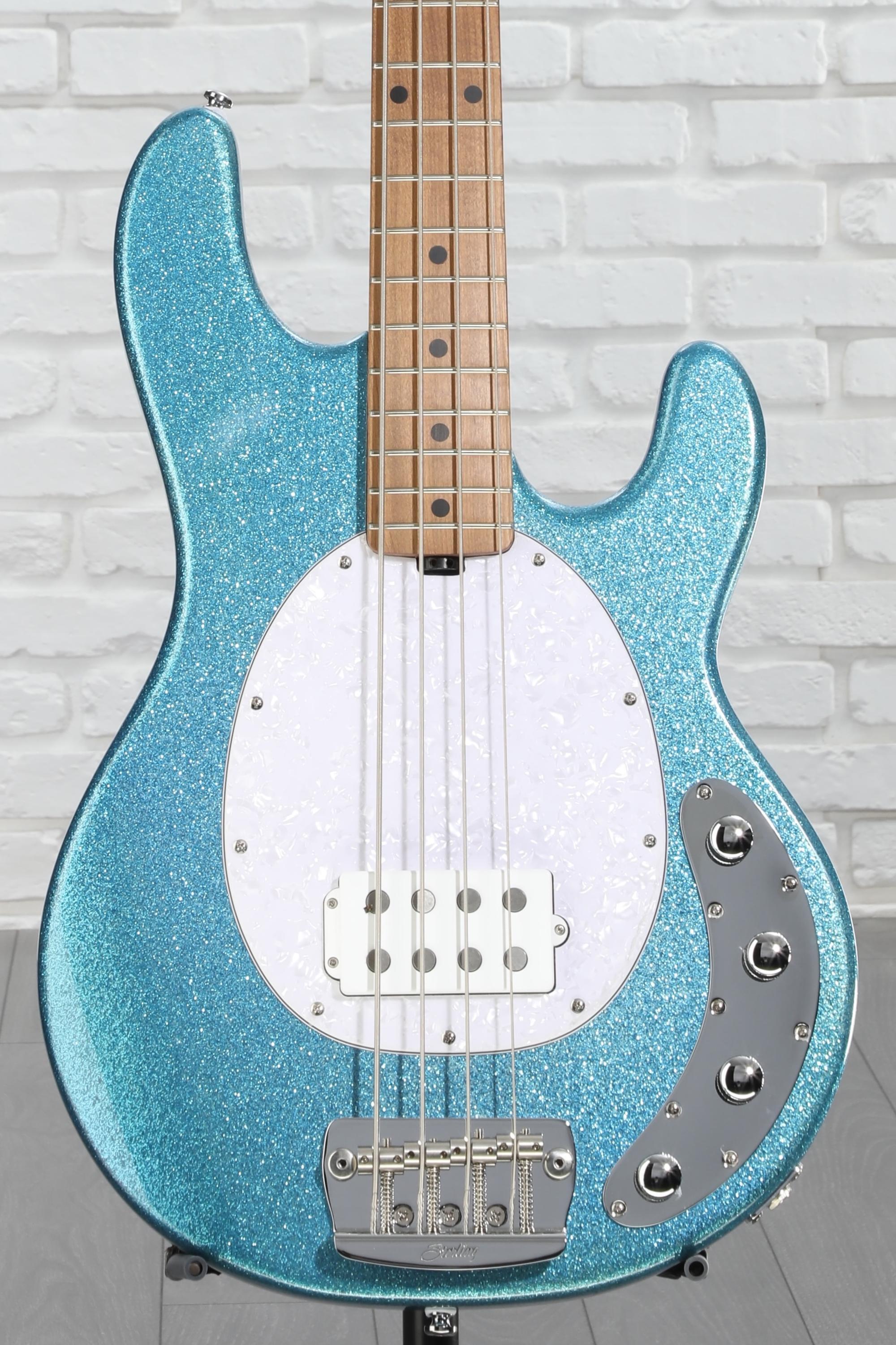 Sterling By Music Man StingRay RAY34 Bass Guitar - Blue