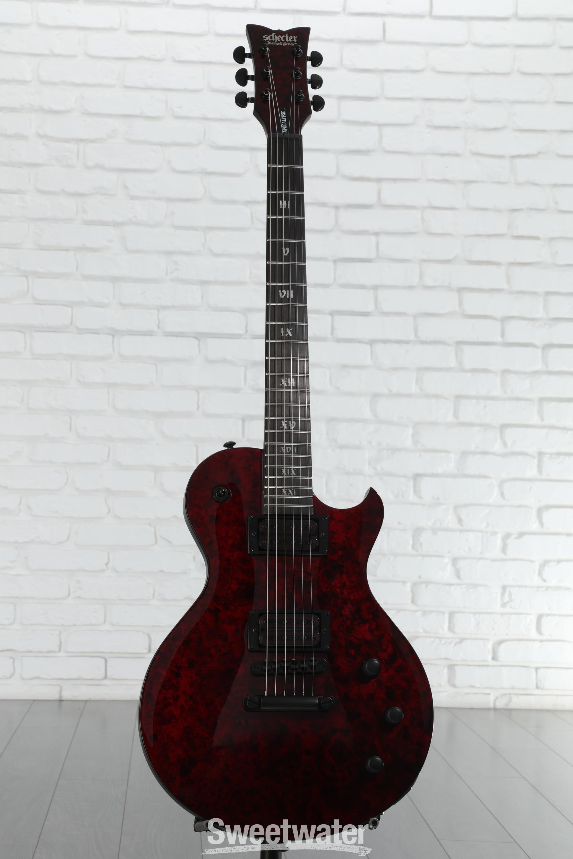 Schecter Solo-II Apocalypse Electric Guitar - Red Reign