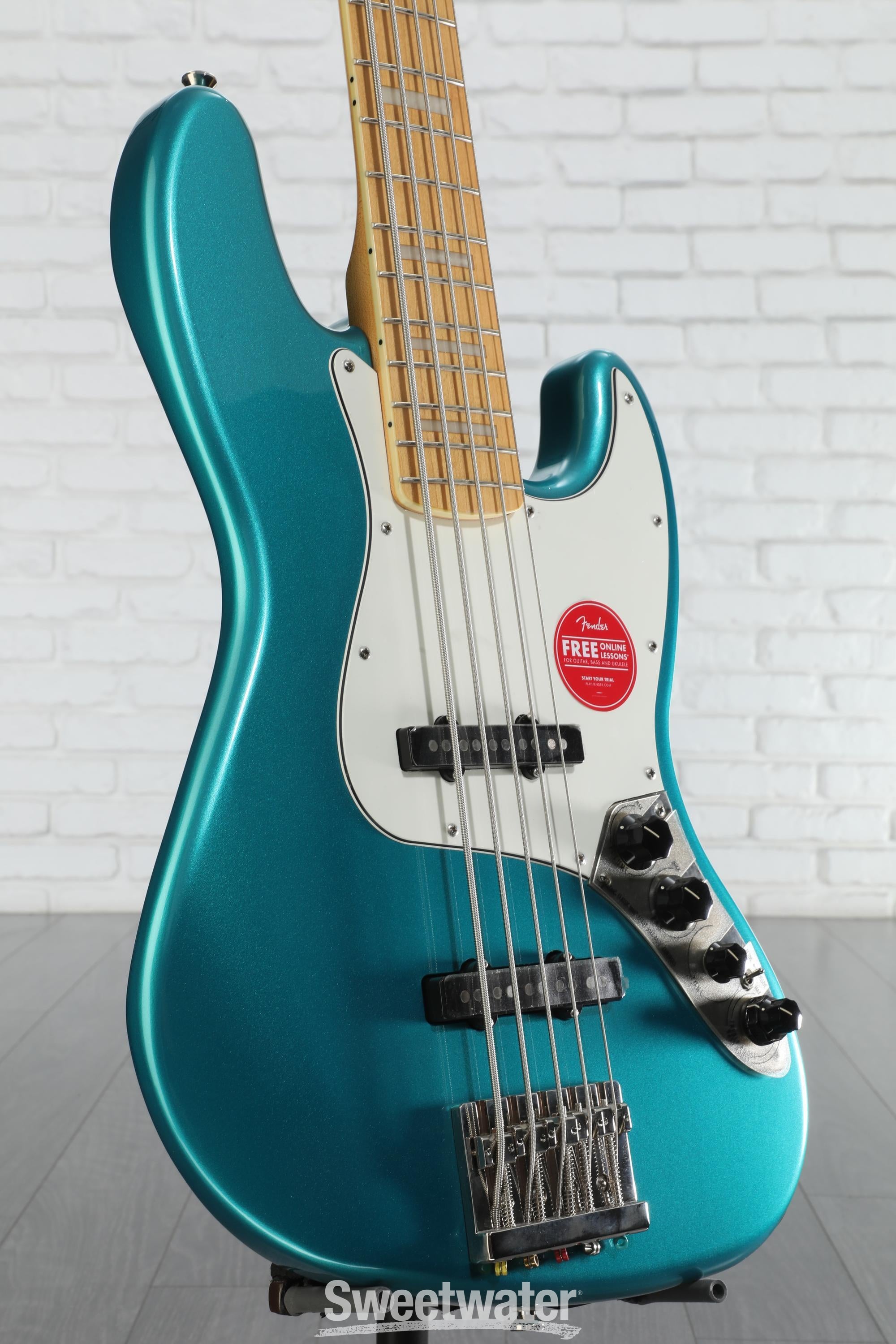 Squier Classic Vibe Active '70s Jazz Bass V - Ocean