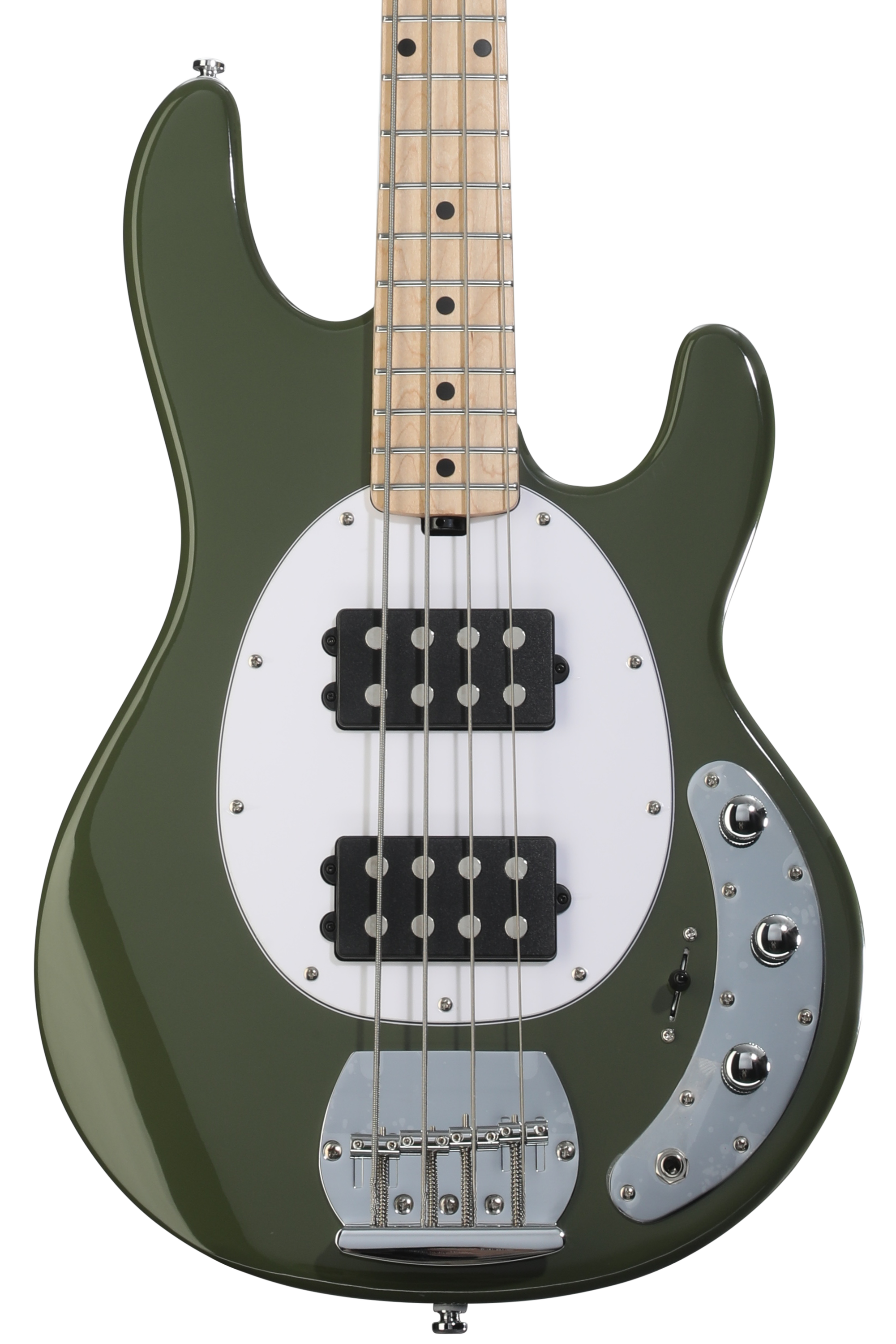 Sterling By Music Man StingRay RAY4HH Bass Guitar - Olive | Sweetwater