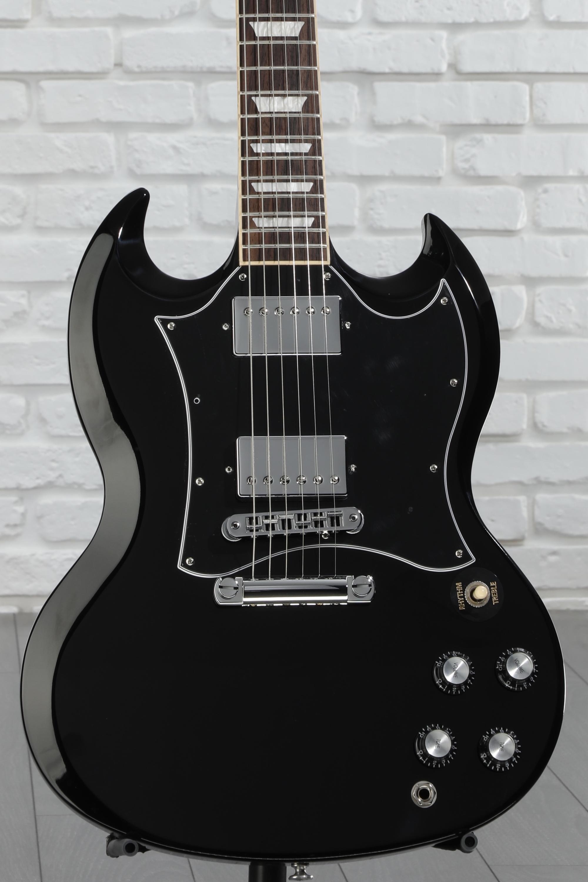 【izk】Gibson SG standard ebony、BLACK Gibson Back in Black… Heritage Cherry, and Dark Walnut!