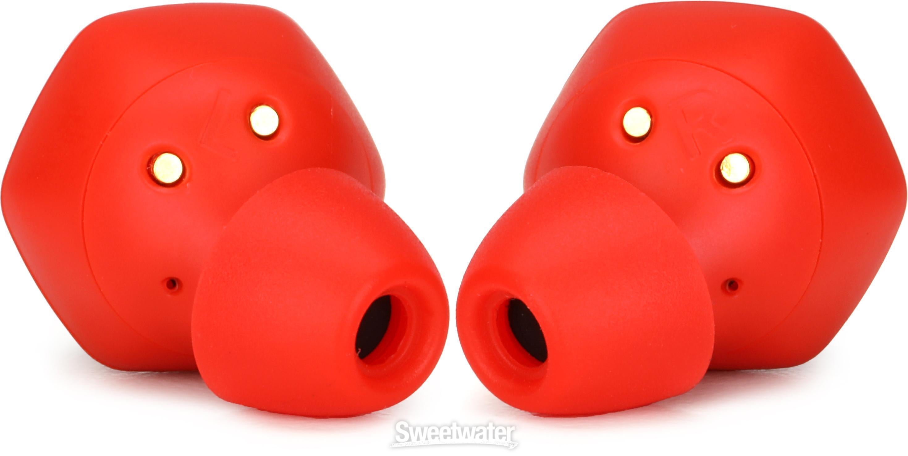 V-Moda Hexamove Lite Wireless Earbuds - Red | Sweetwater