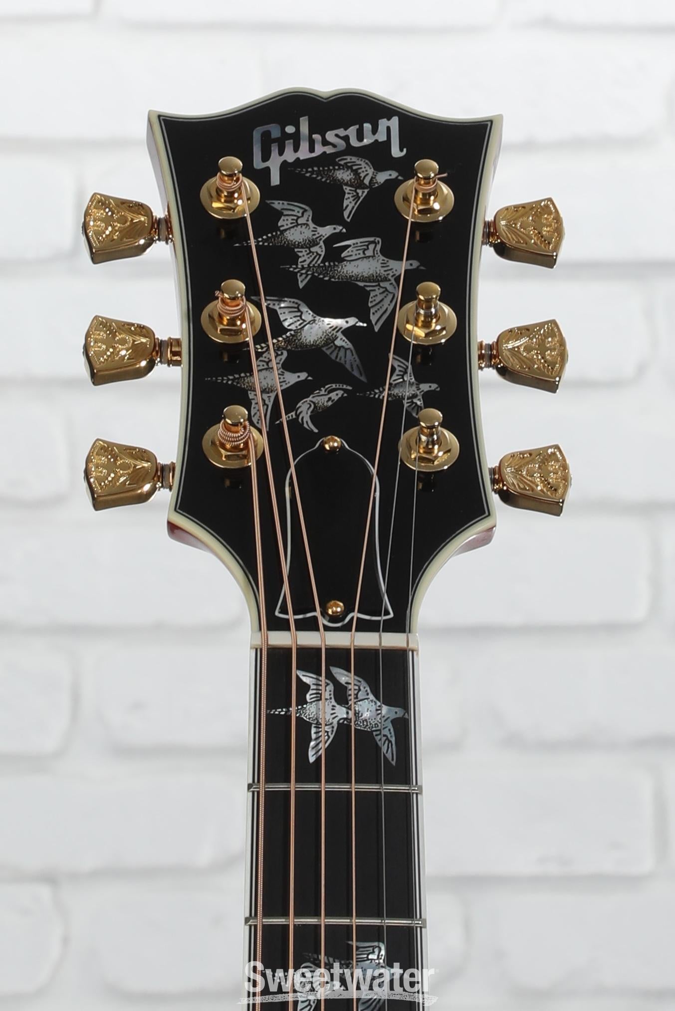 Gibson Acoustic Doves In Flight Acoustic Guitar - Antique